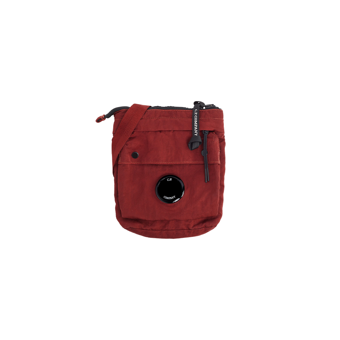 C.P. Company Nylon B Crossbody Pouch Ketchup Red - 23FW 상세 이미지 1