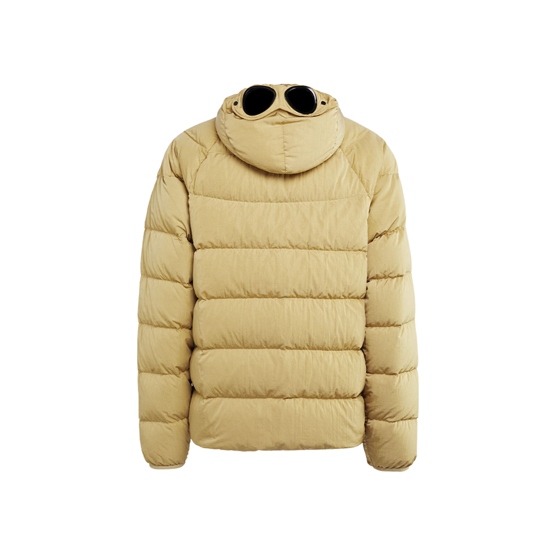 C.P. Company Eco-Chrome R Hooded Down Goggle Jacket Mojade Desert Yellow - 23FW 상세 이미지 2