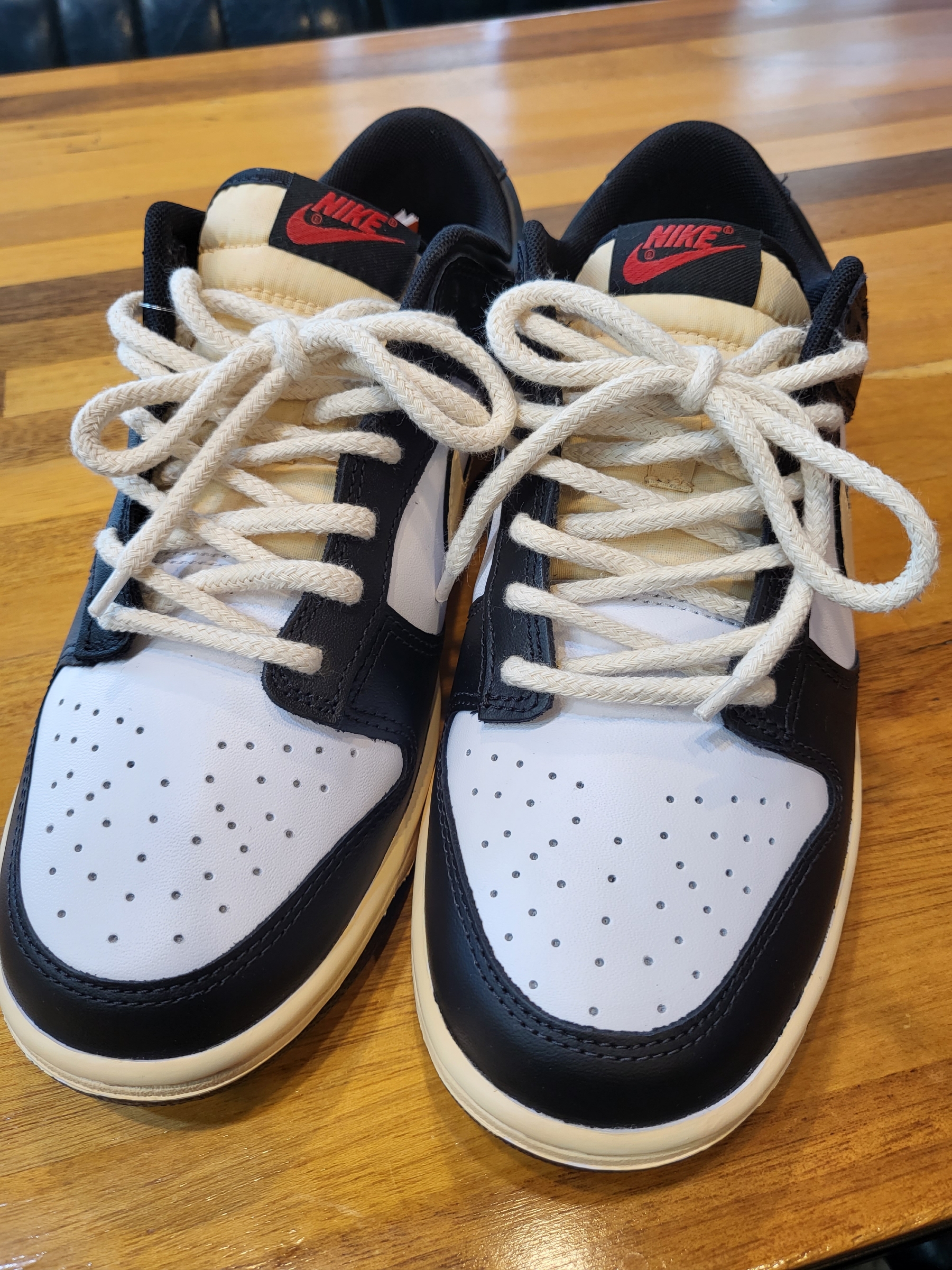 Nike Dunk Low Retro Black 착용 스타일 - 1