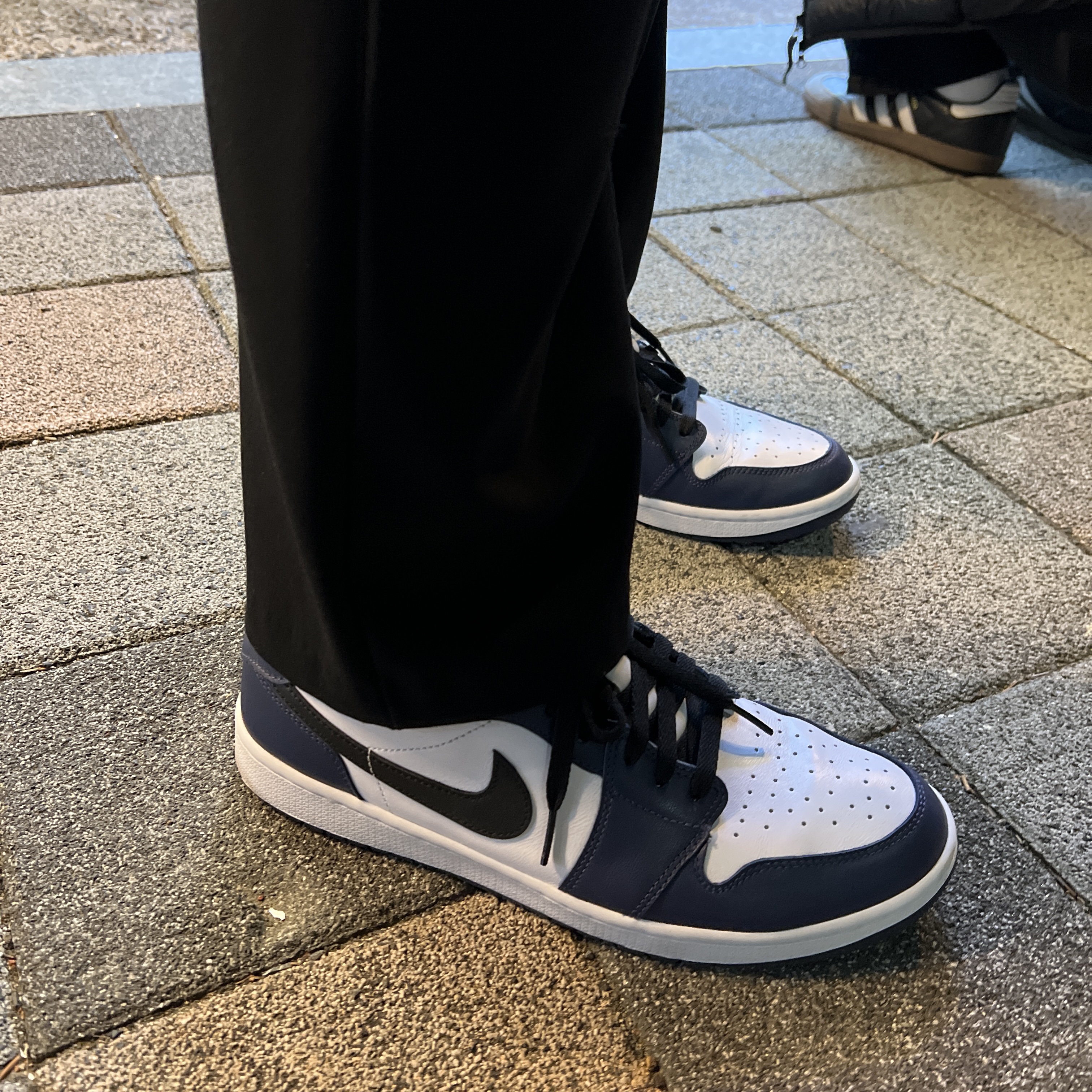 Jordan 1 Low Golf Midnight Navy 착용 스타일