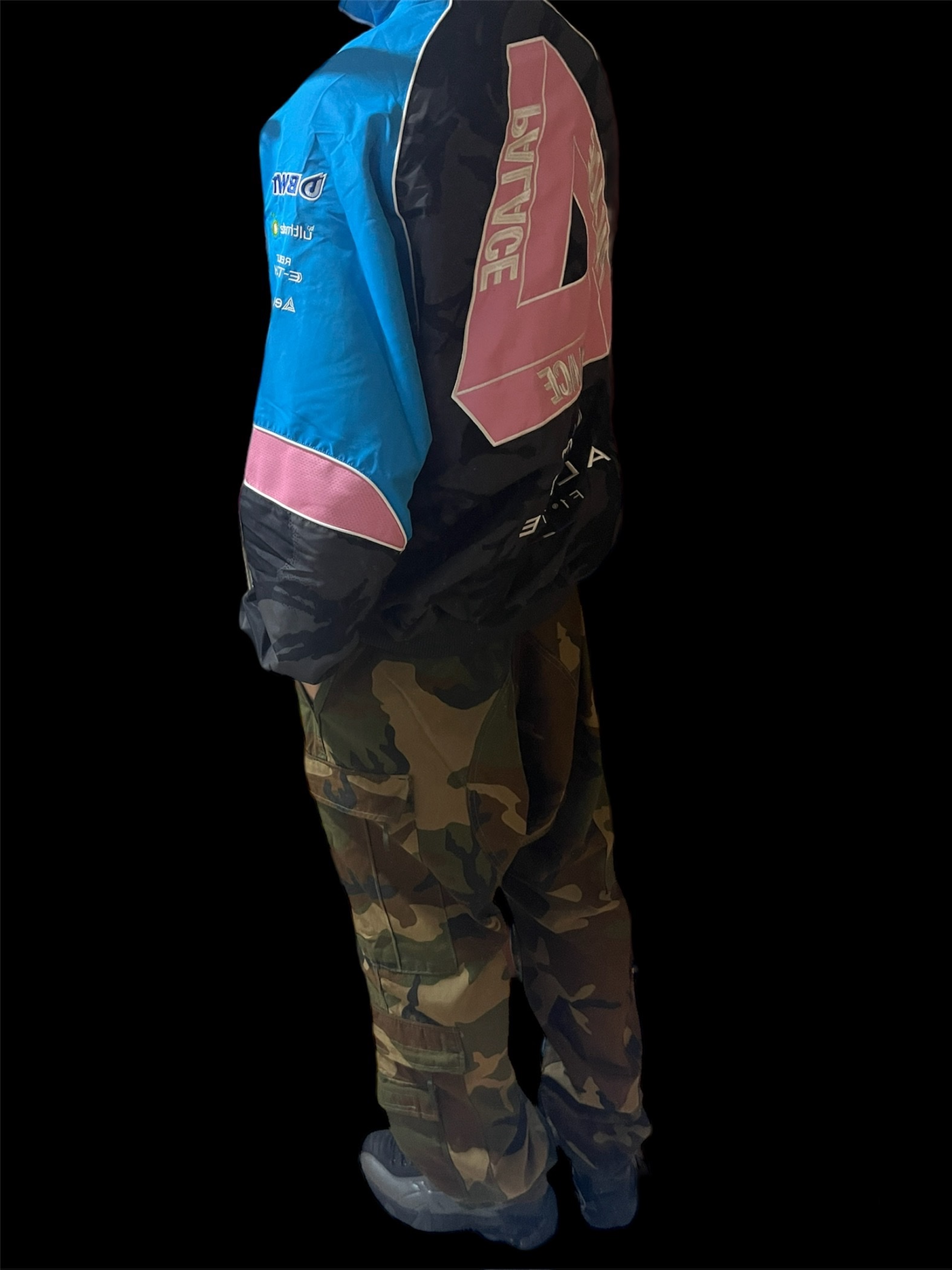 Palace x Kappa For Alpine Tracksuit Top Night Desert Camo - 23FW, Palace Gore-Tex Corduroy Bucket Hat Black - 21FW 착용 스타일 - 3