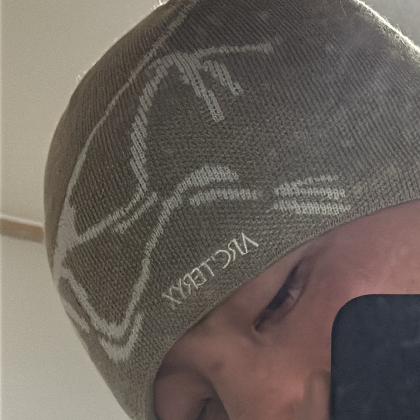 Arc'teryx Bird Head Toque Smoke Bluff 착용 스타일 - 2