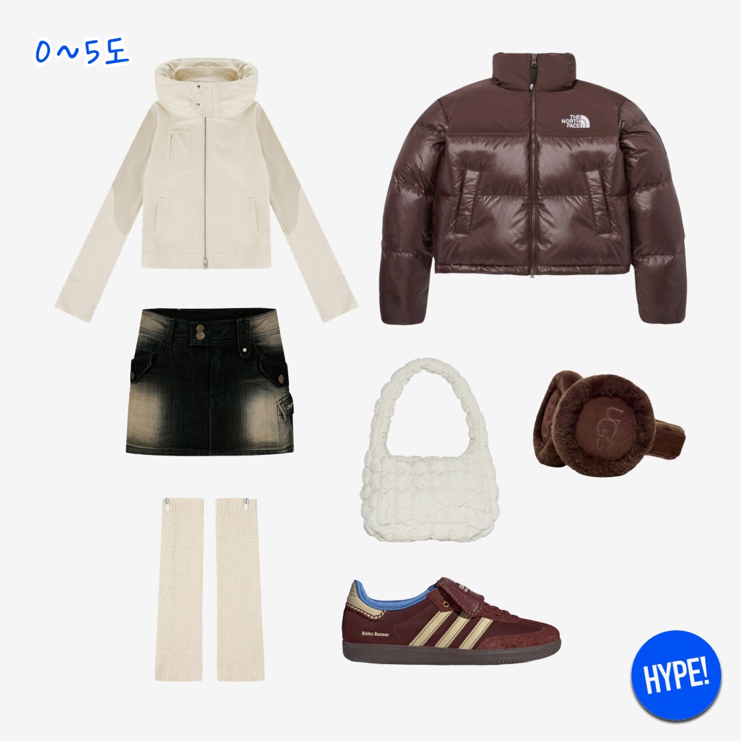 IAB Studio Sweatshirt Light Gray - 23FW, Porta Highlight Washed Denim Blue 착용 스타일 - 6