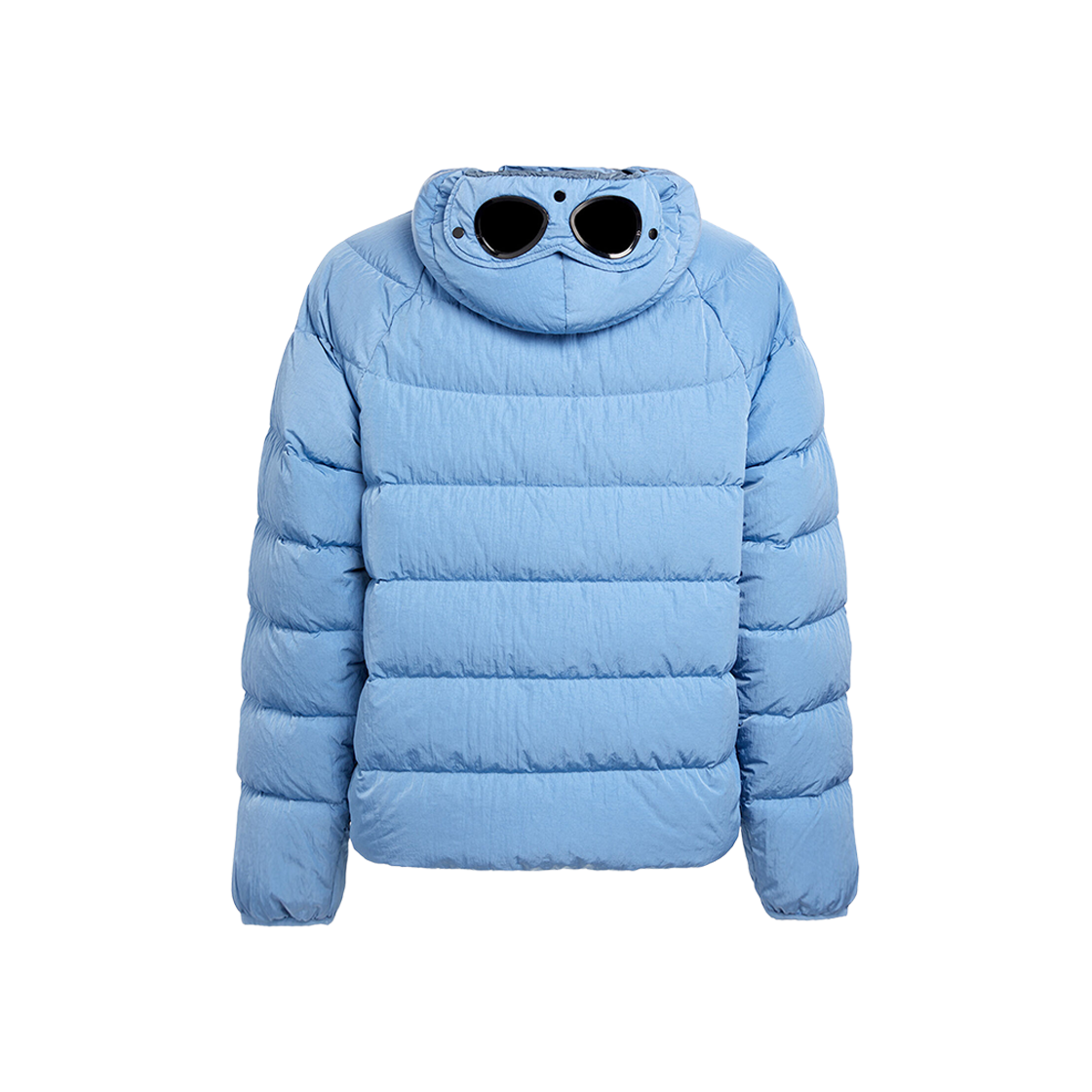 C.P. Company Eco-Chrome R Hooded Down Goggle Jacket Riviera Blue - 23FW 상세 이미지 3