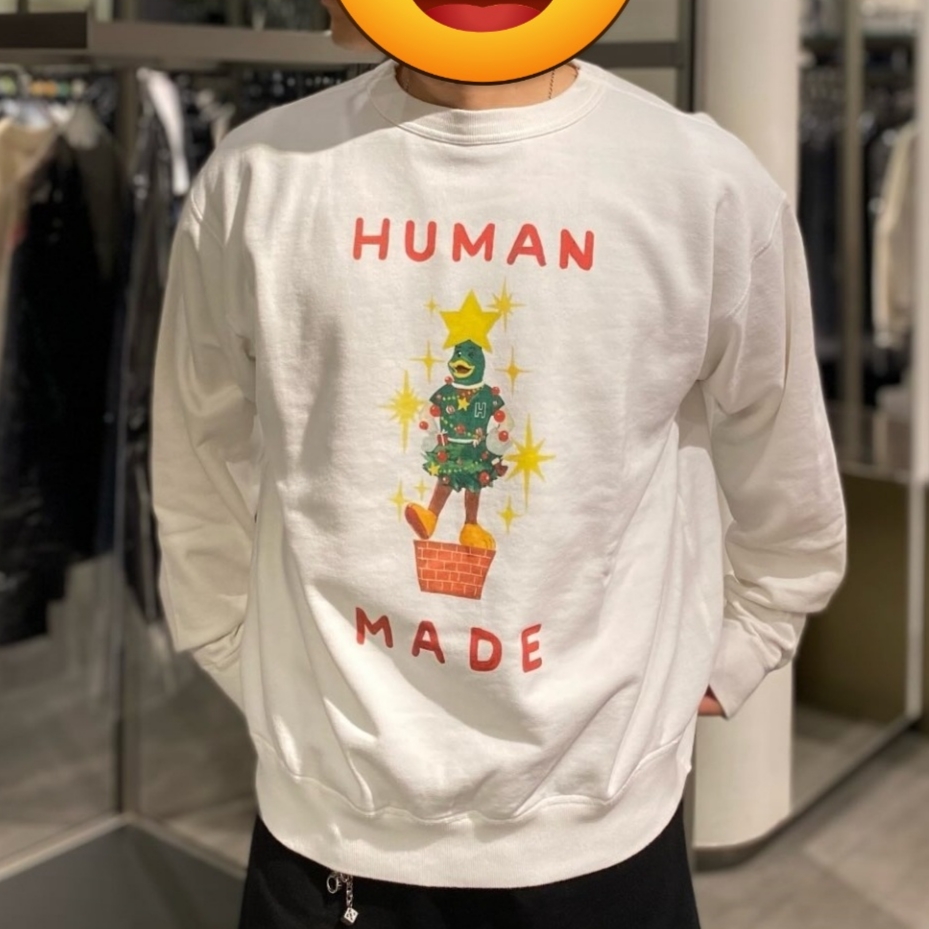 Human Made Keiko Sootome Sweatshirt #1 White, Human Made Keiko Sootome T-Shirt #15 White 착용 스타일 - 1