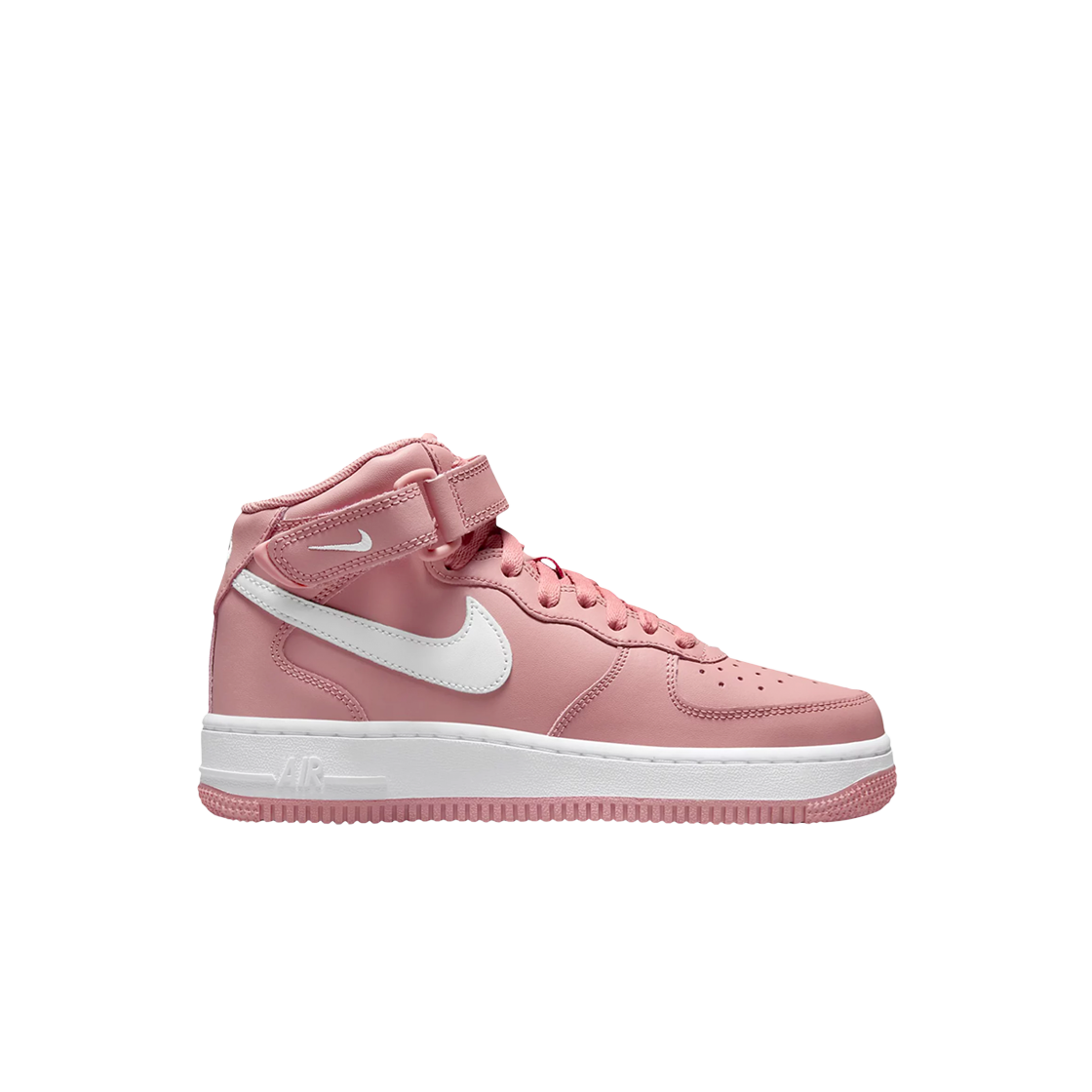 DH2933-600 (GS) Nike Air Force 1 Mid LE Red Stardust White