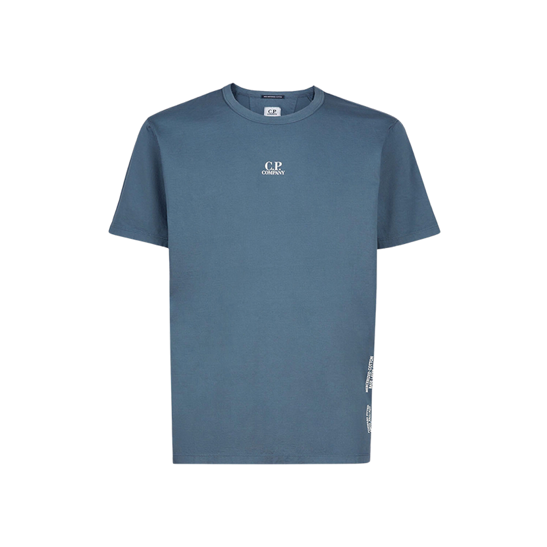 C.P. Company Mercerised Jersey Logo T-Shirt Orion Blue - 23FW 상세 이미지 1