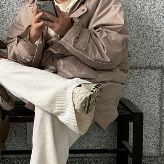 Nike x Stussy NRG Fleece Hemp Pullover Natural, Nike x Stussy Air Zoom Spiridon Cage 2 Fossil 착용 스타일