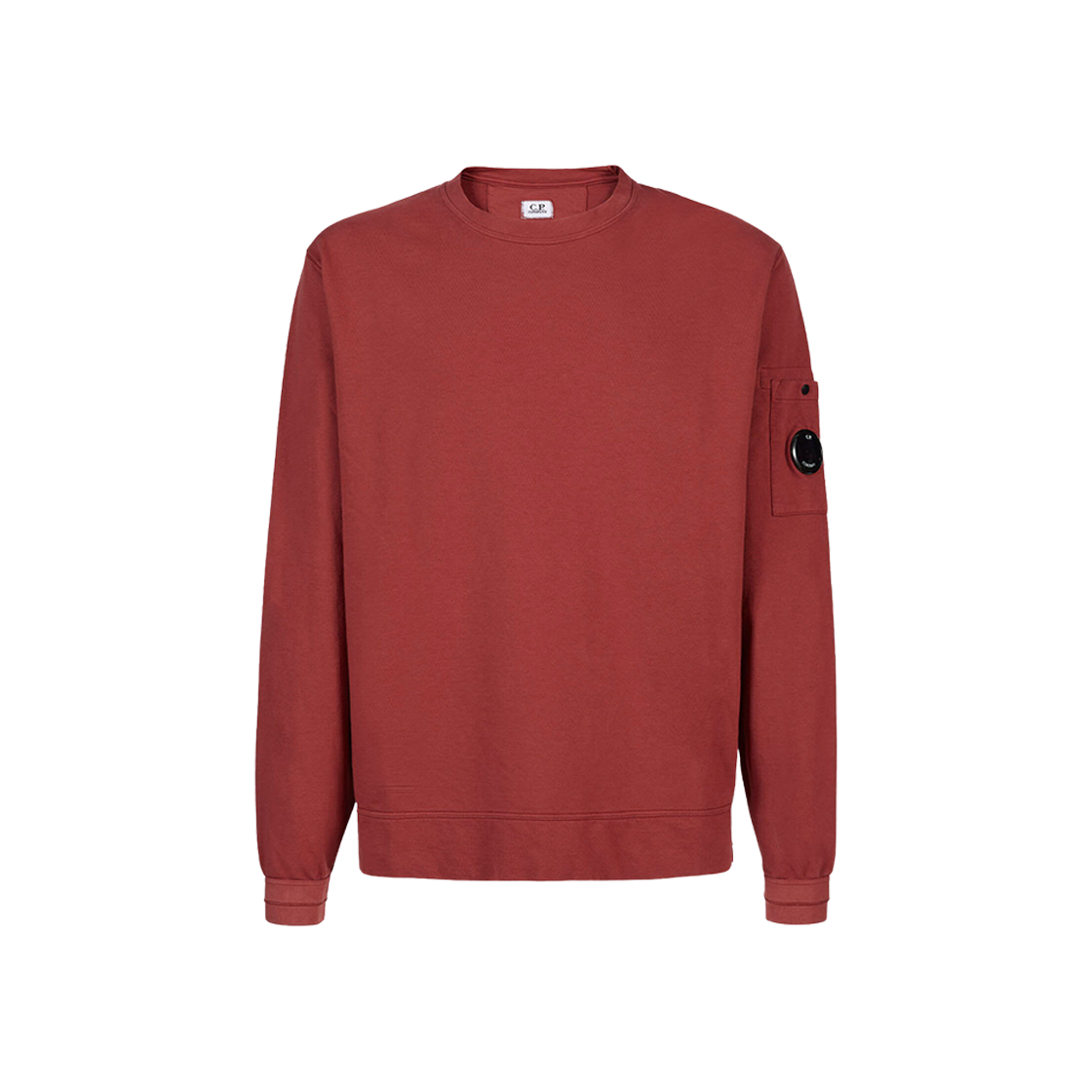 C.P. Company Light Fleece Side Zipped Sweatshirt Ketchup Red - 23FW 상세 이미지 1