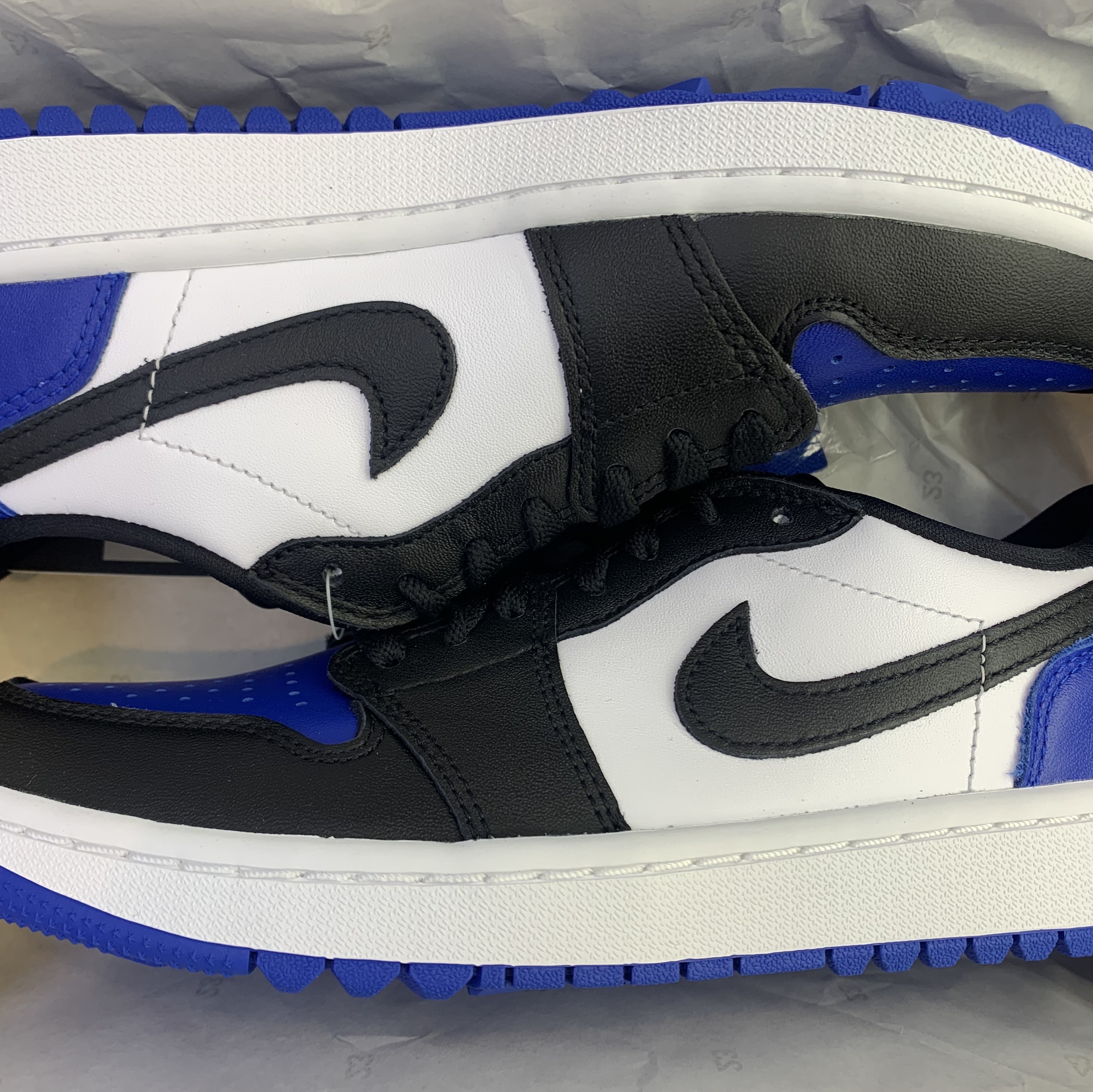 Jordan 1 Low Golf Sport Royal 착용 스타일 - 2