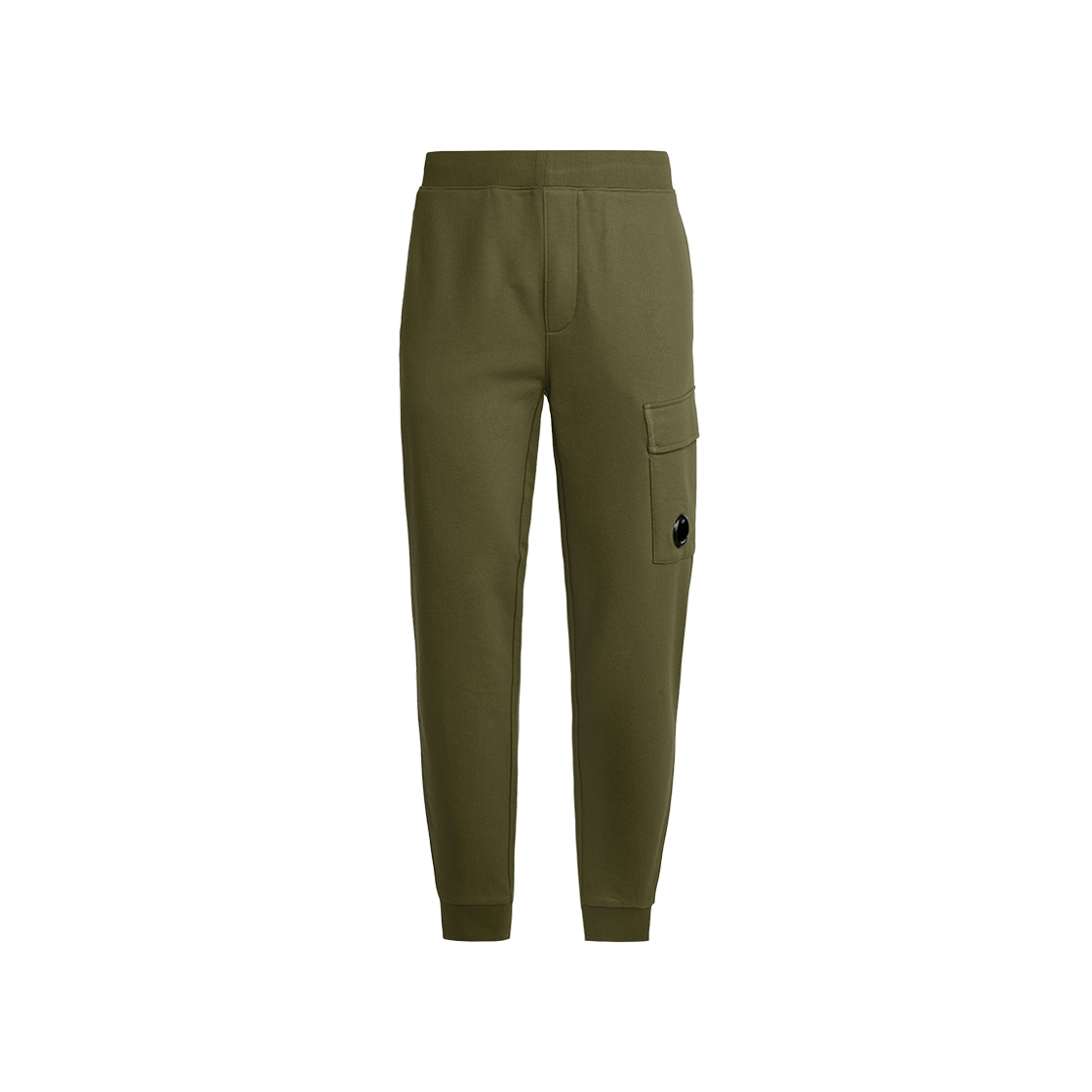 C.P. Company Diagonal Raised Fleece Sweatpants Ivy Green - 23FW 상세 이미지 1