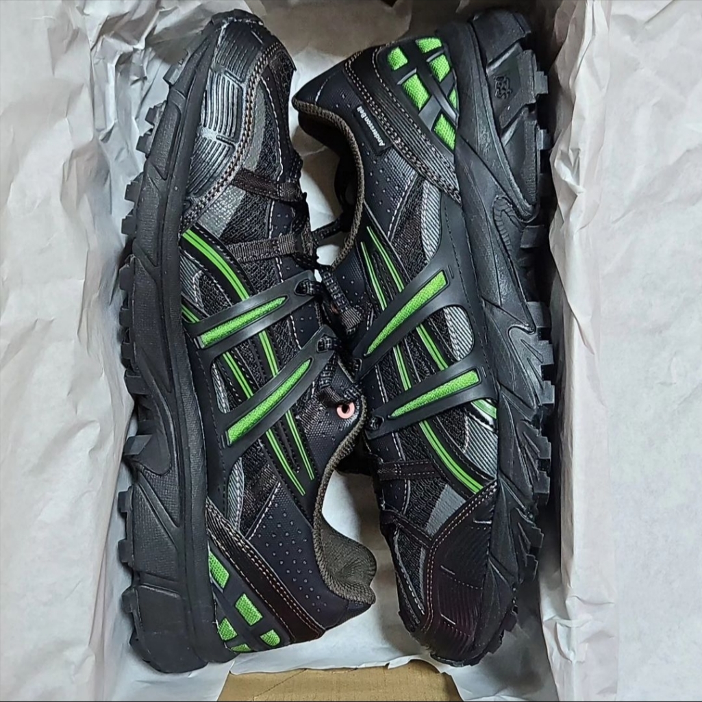 Asics x Andersson Bell Gel-Sonoma 15-50 Black Green 착용 스타일