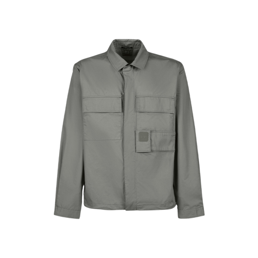 C.P. 컴퍼니 메트로폴리스 시리즈 개버딘 포켓 셔츠 실버 세이지 브라운 - 23FW