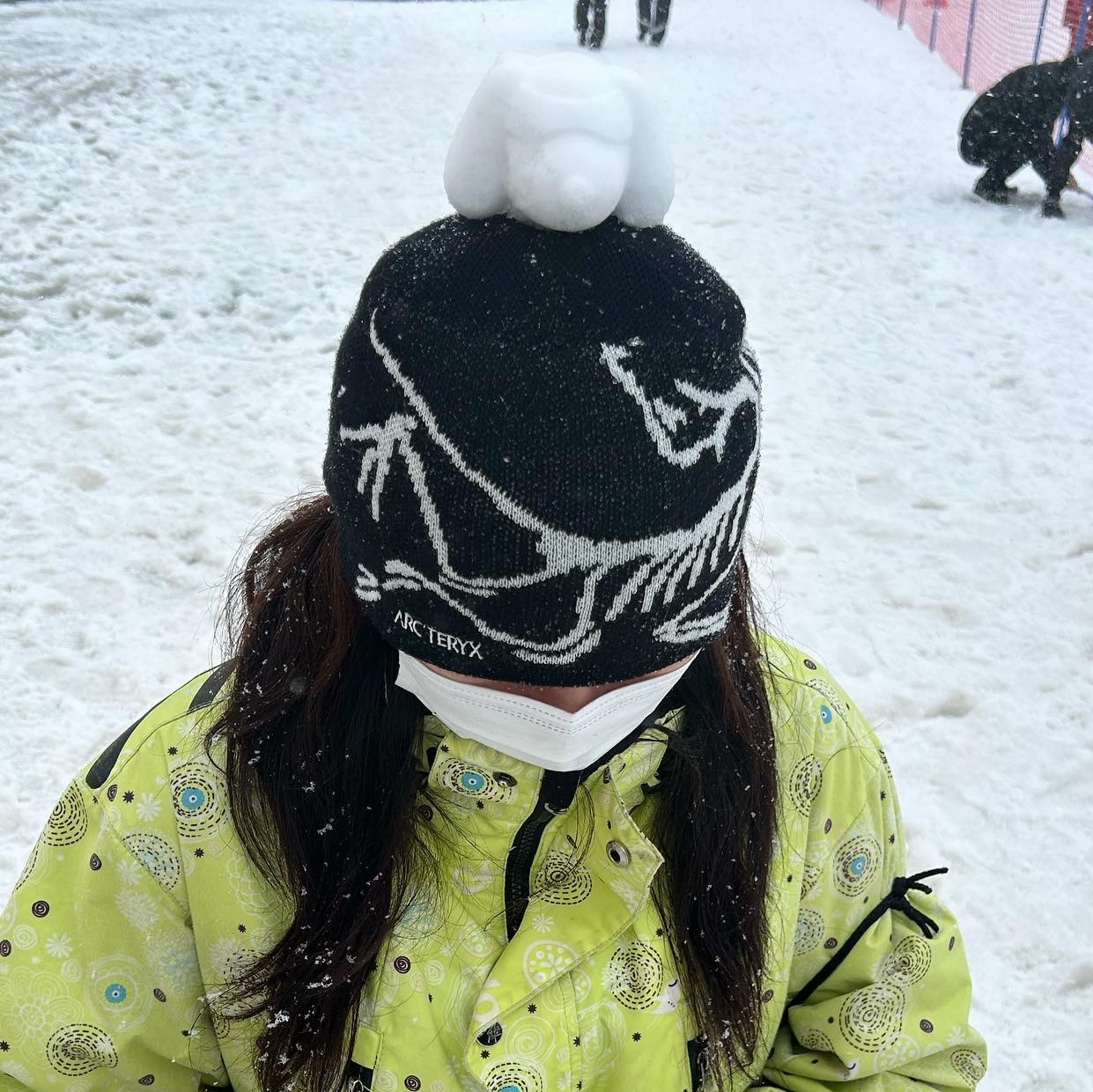 Arc'teryx Bird Head Toque Orca 착용 스타일 - 2