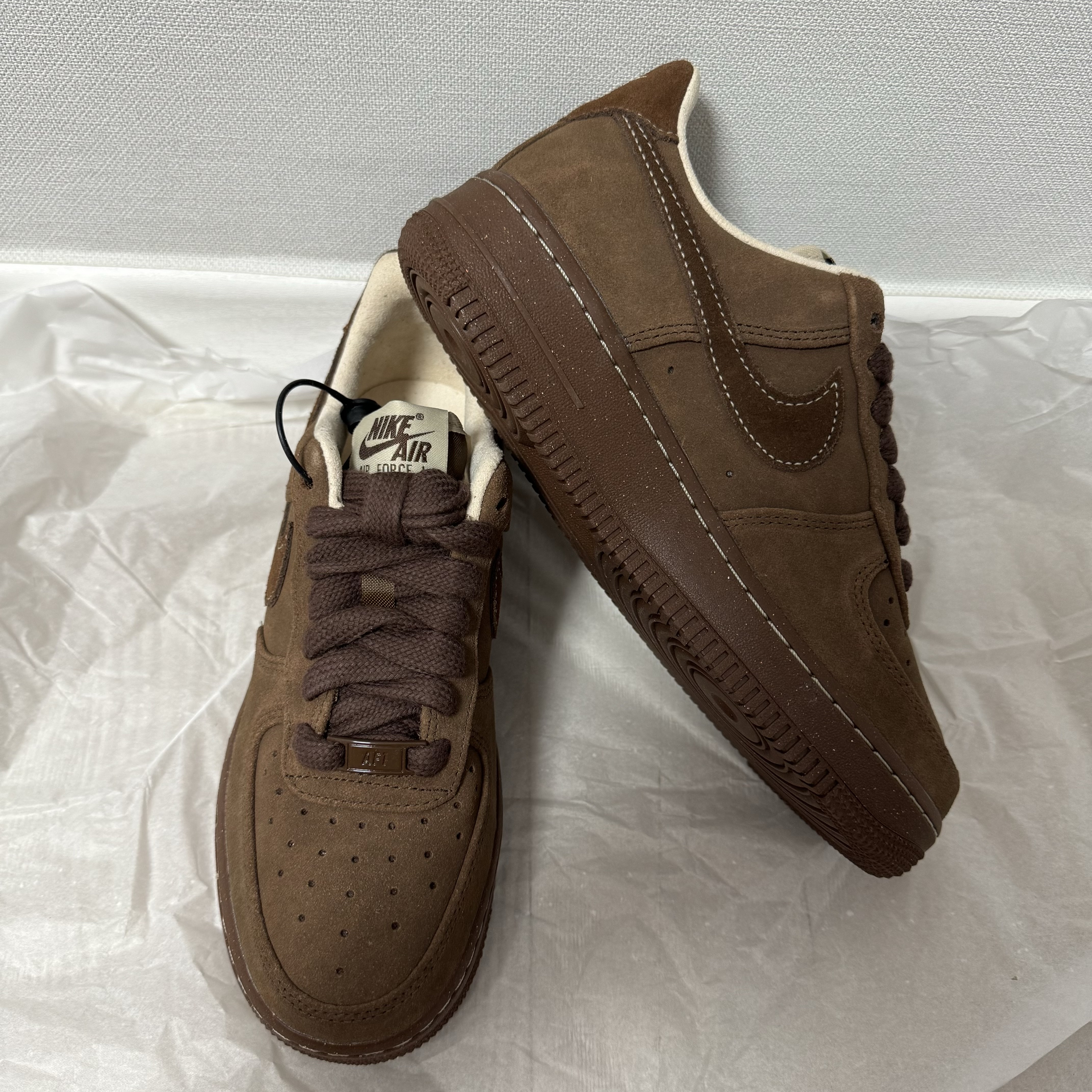 (W) Nike Air Force 1 '07 Cacao Wow 착용 스타일