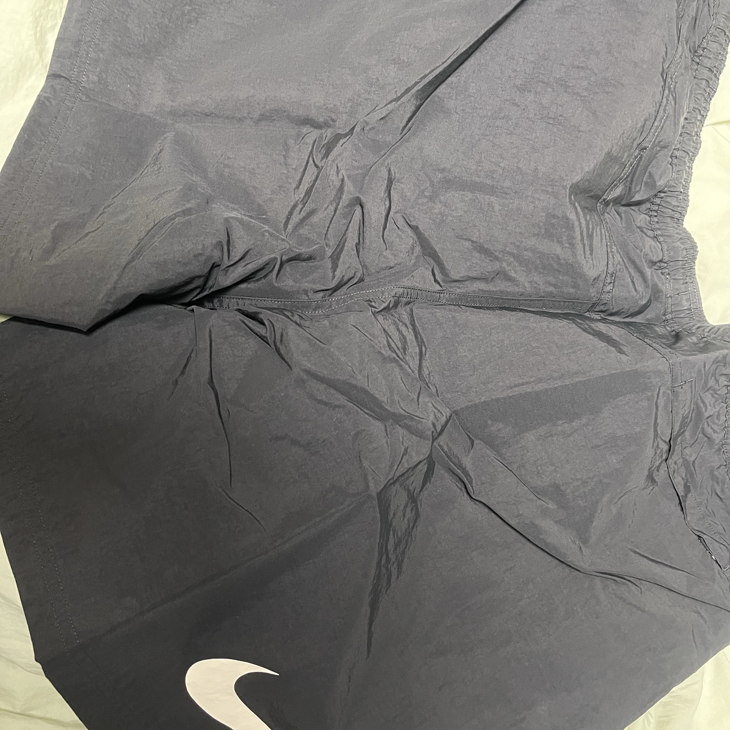 Nike x Stussy Shorts Black (FJ9167-010), Stussy Big Basic Water Shorts Black 착용 스타일 - 3