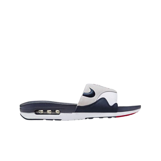 Nike Air Max 1 Slide Obsidian University Red