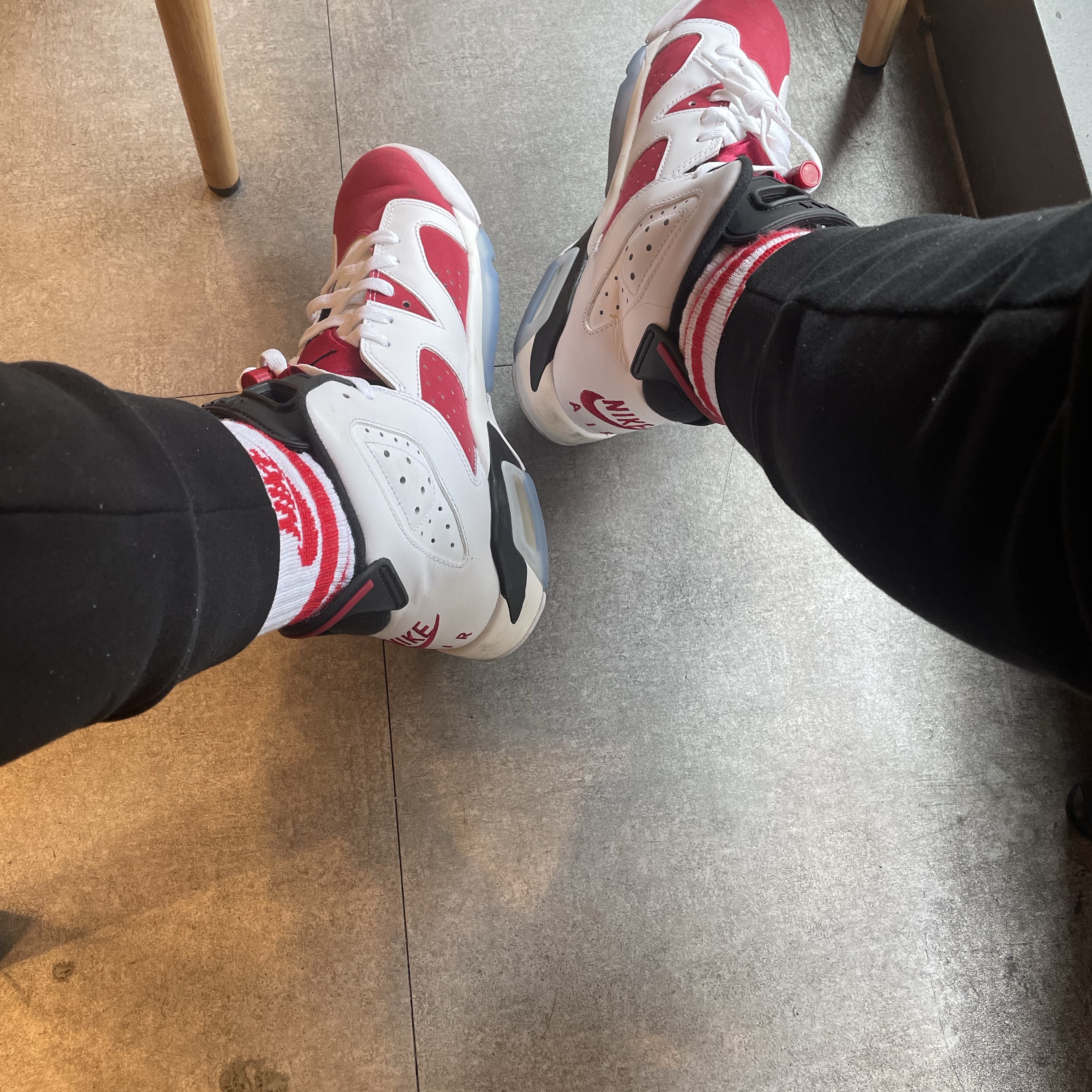 Jordan 6 Retro Carmine 2021 착용 스타일