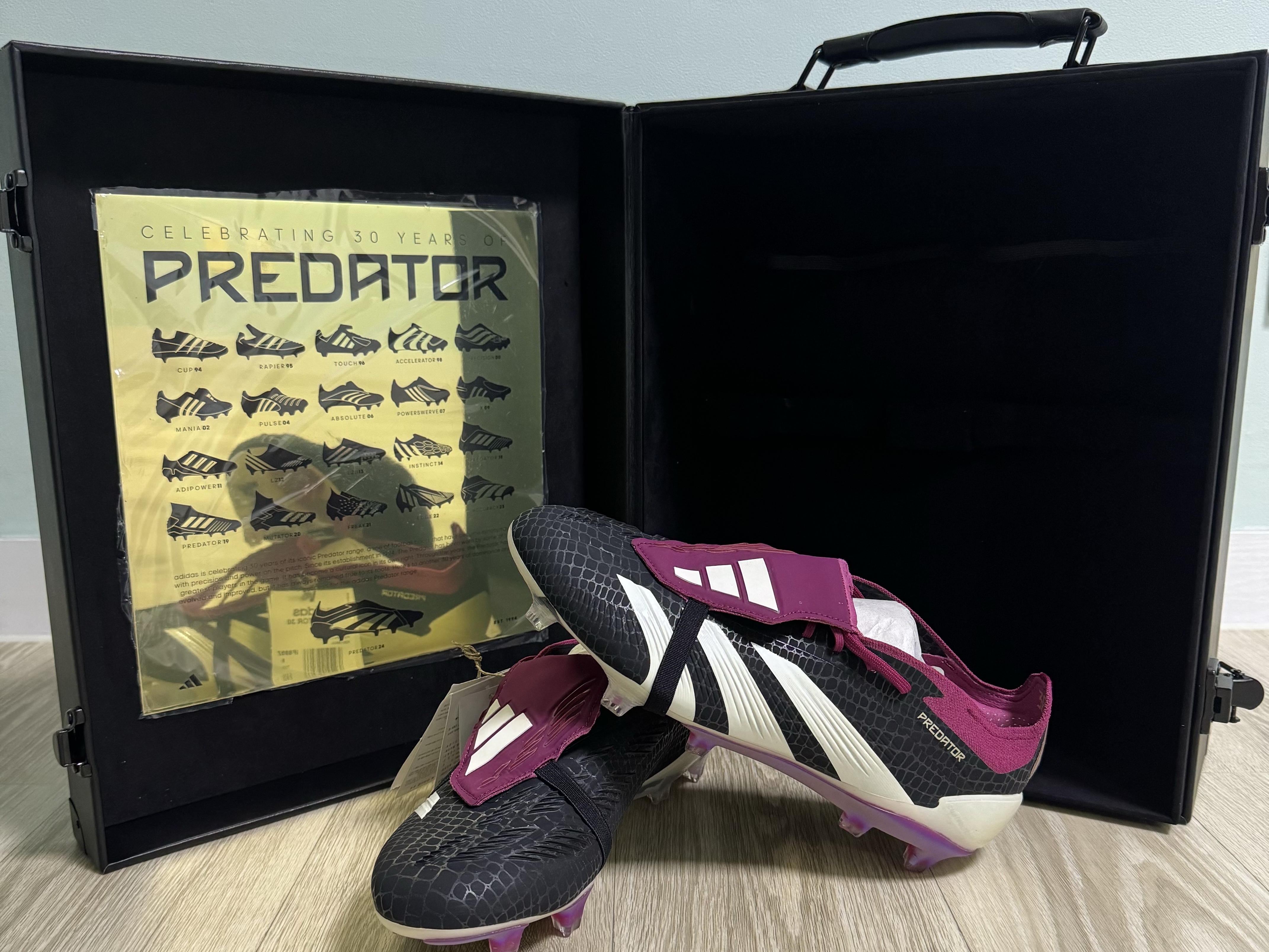 Adidas Predetor 30th Anniversary Limited Edition FG Core Black 착용 스타일