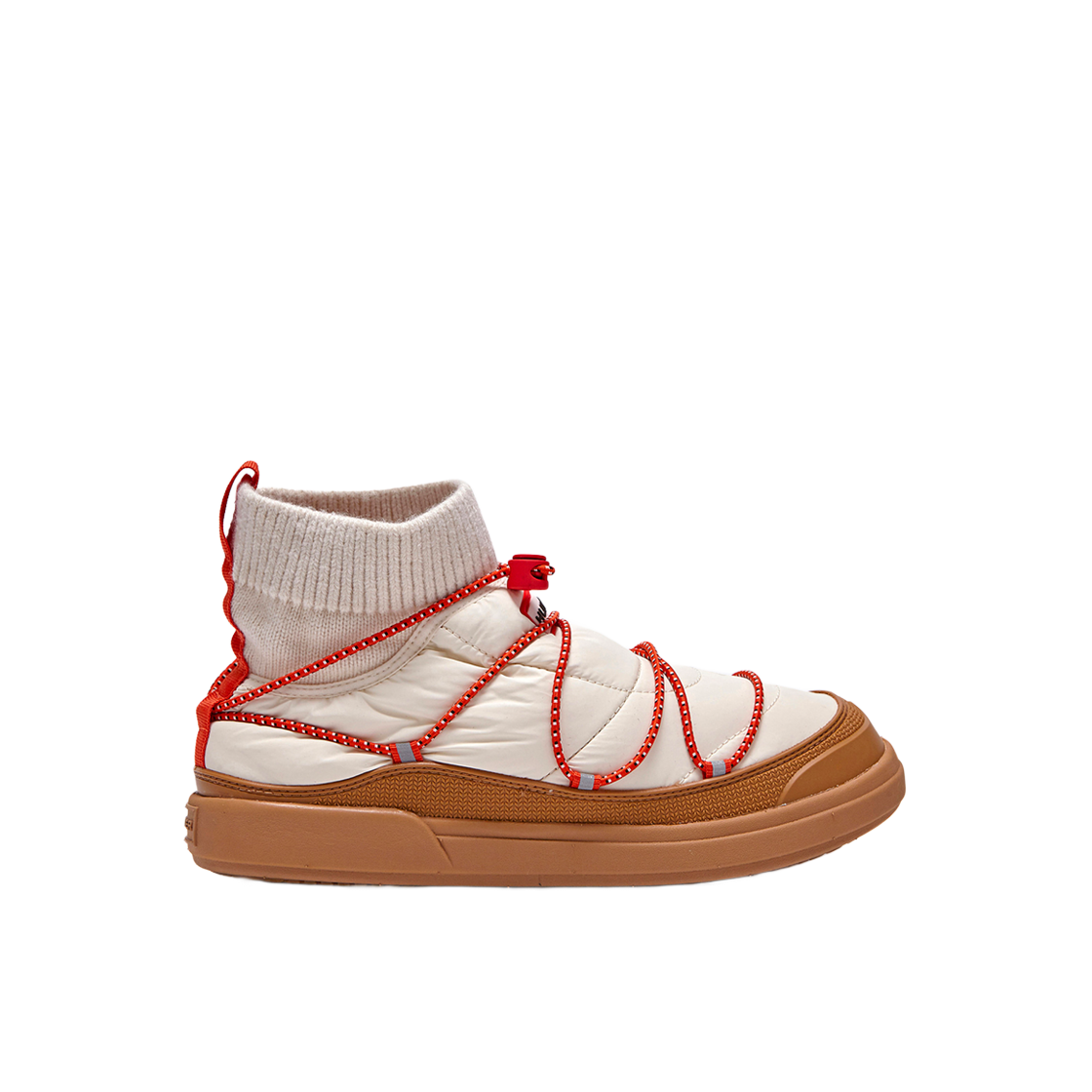 (W) 헌터 인 아웃 푸퍼 레이스 업 부츠 화이트 윌로우((W) Hunter In Out Puffer Lace Up Boots White Willow)