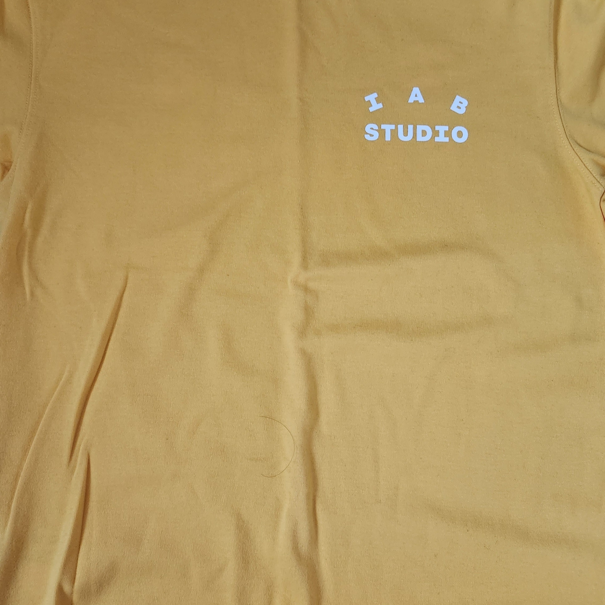IAB Studio T-Shirt Yellow 착용 스타일 - 1