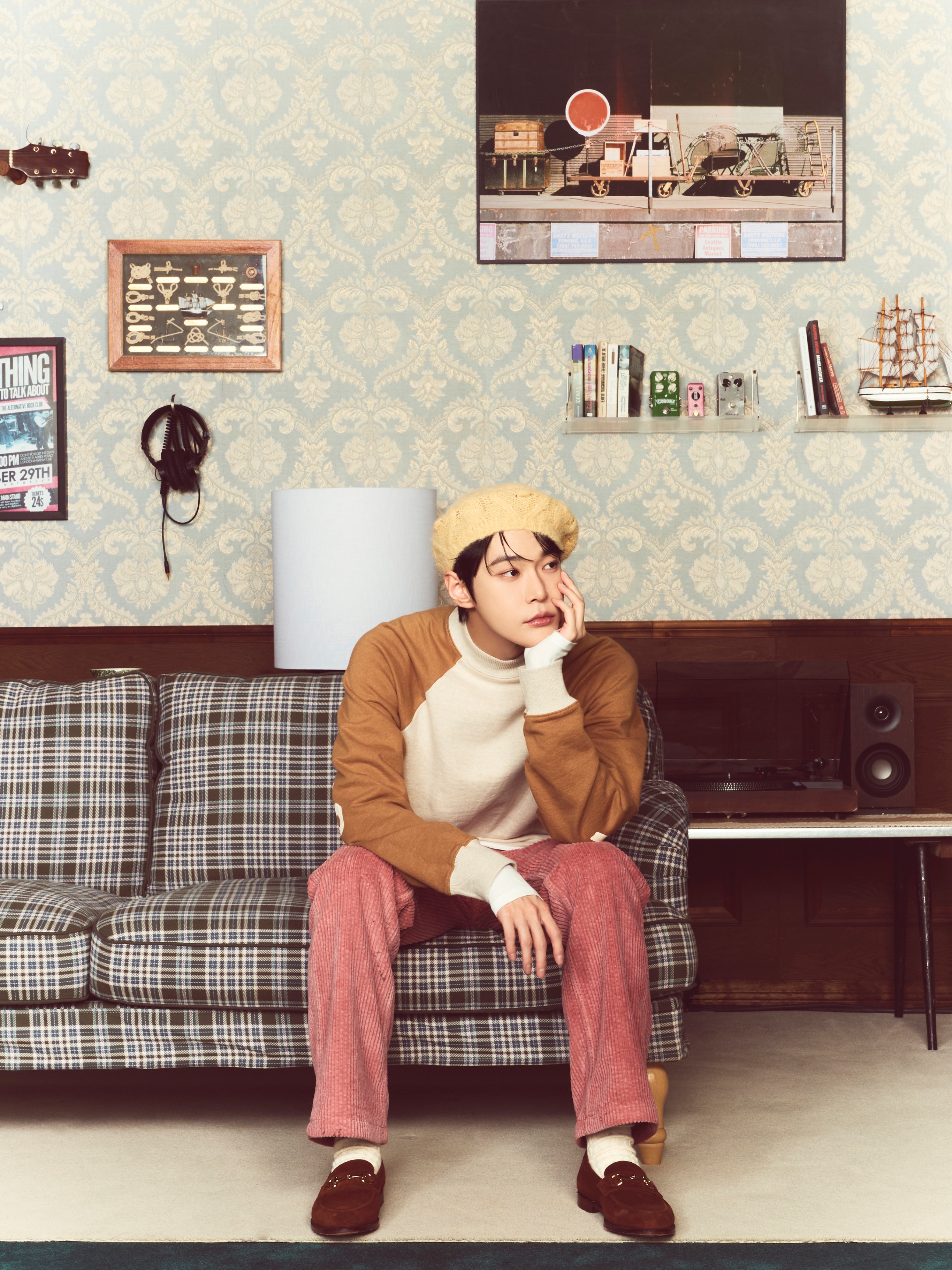 Our Legacy 70S Cut Antique Pink Rustic Cord 착용 스타일