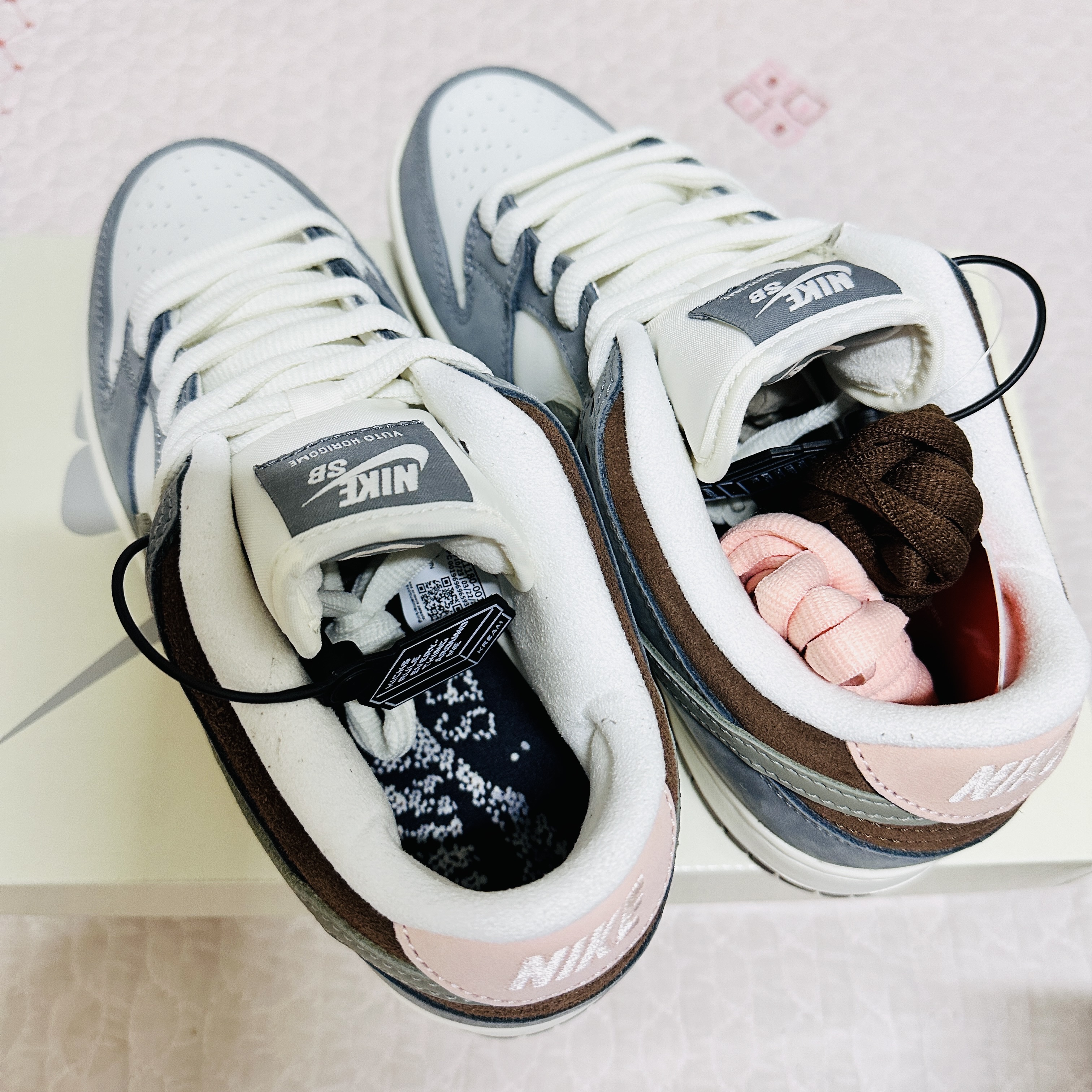 Nike x Yuto Horigome SB Dunk Low Wolf Grey 착용 스타일 - 3