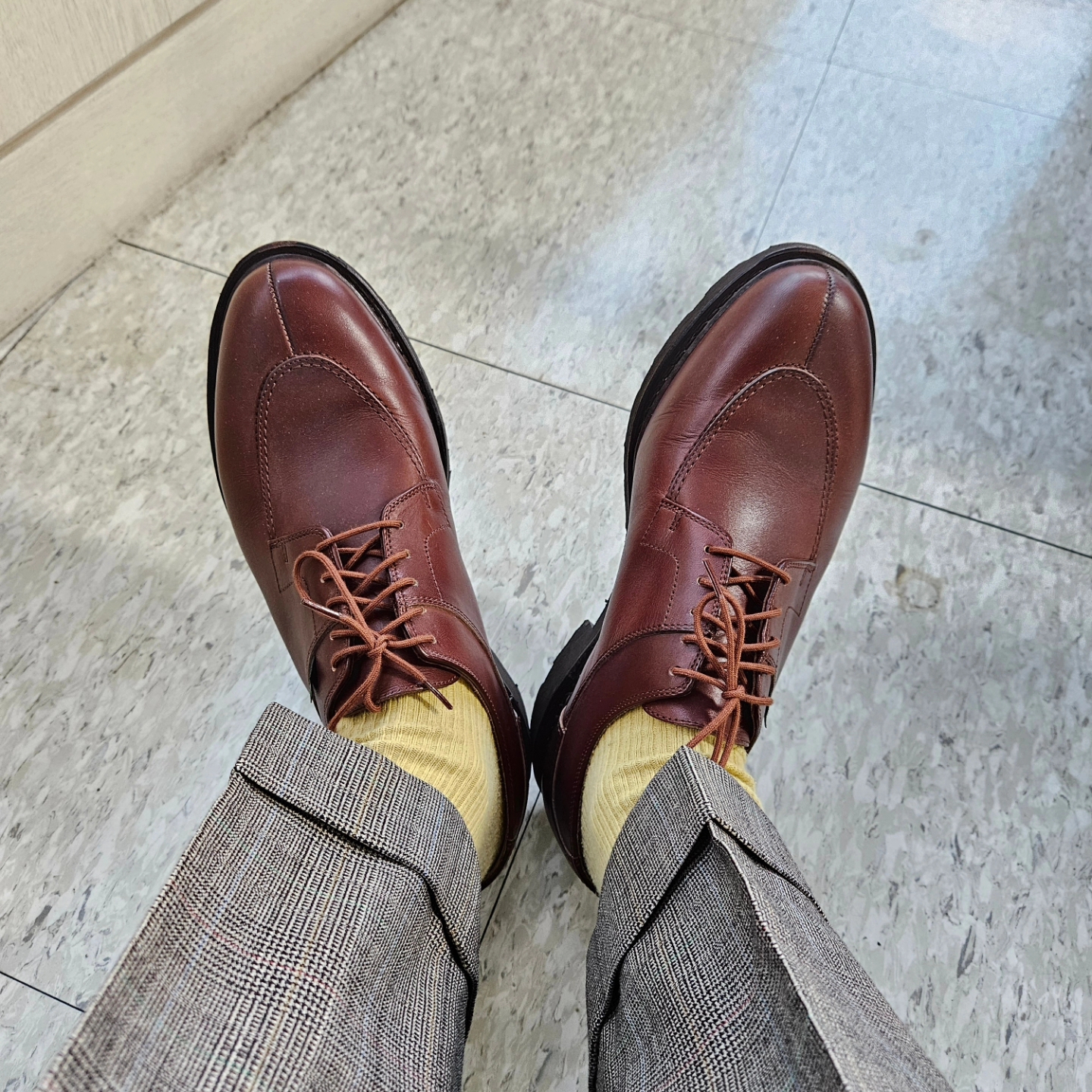 Paraboot Avignon Griff Lisse Marron 착용 스타일 - 5