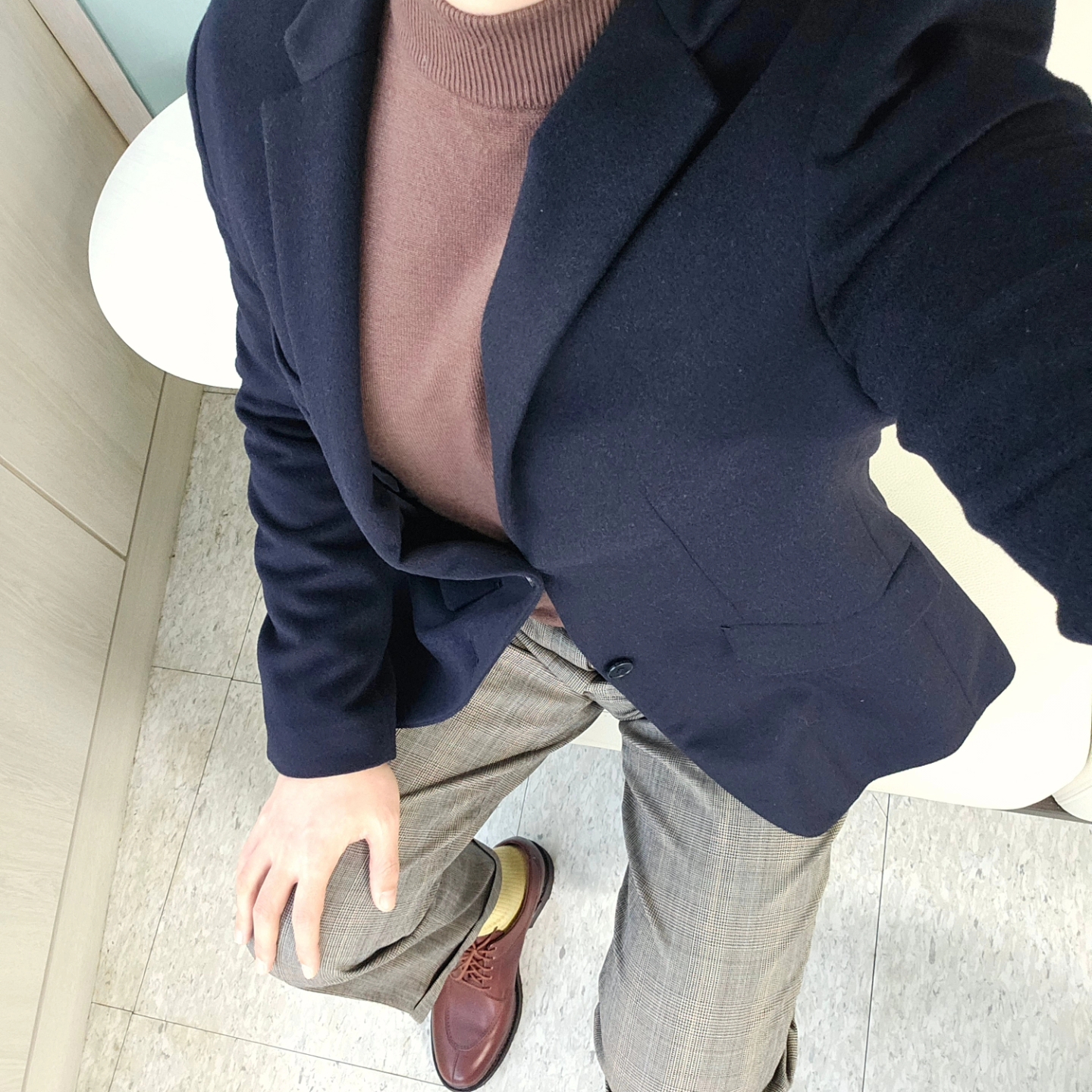 Paraboot Avignon Griff Lisse Marron 착용 스타일 - 4