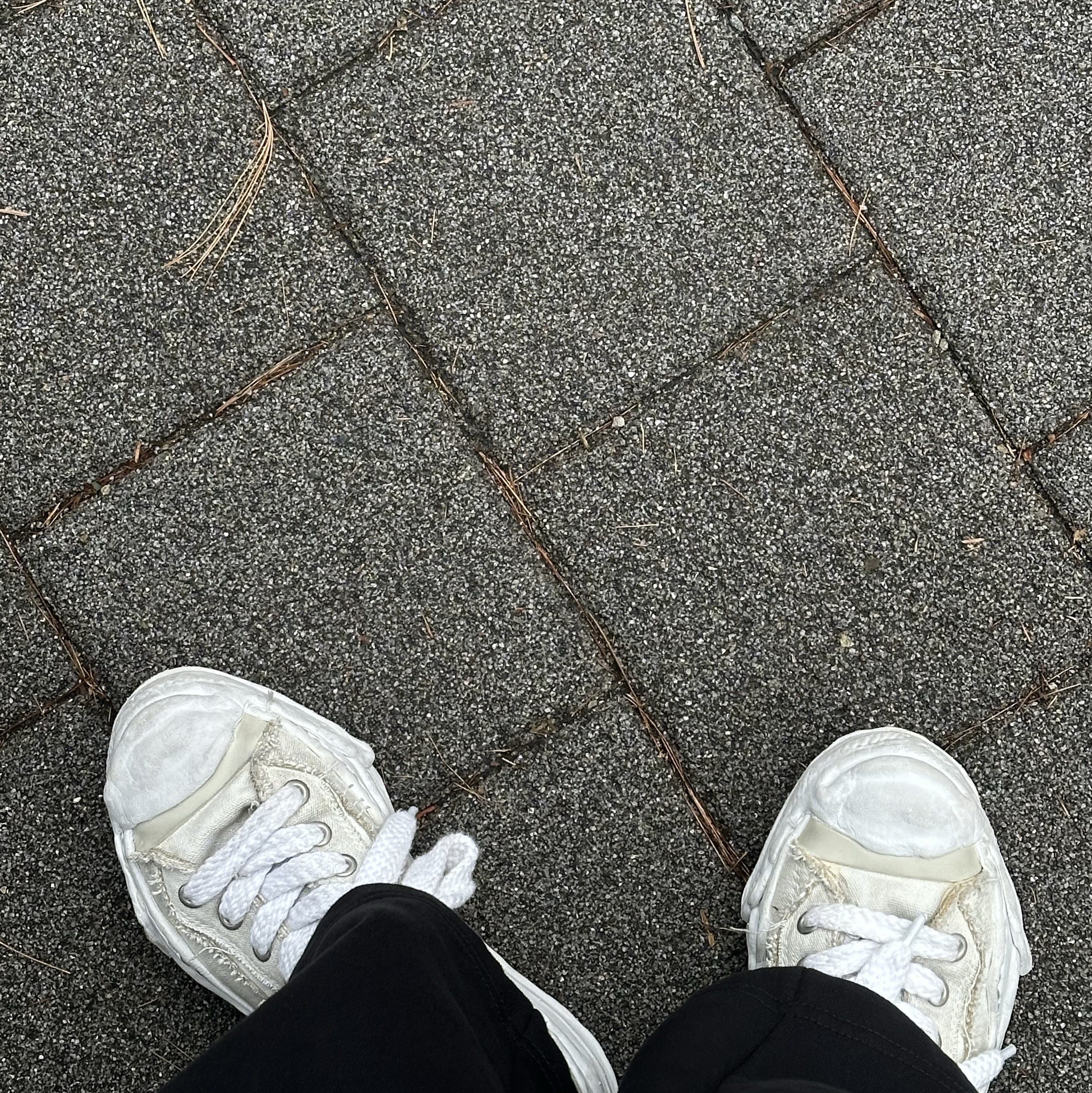 Maison Mihara Yasuhiro Hank OG Sole OH Canvas Low-top Sneakers White 착용 스타일 - 1