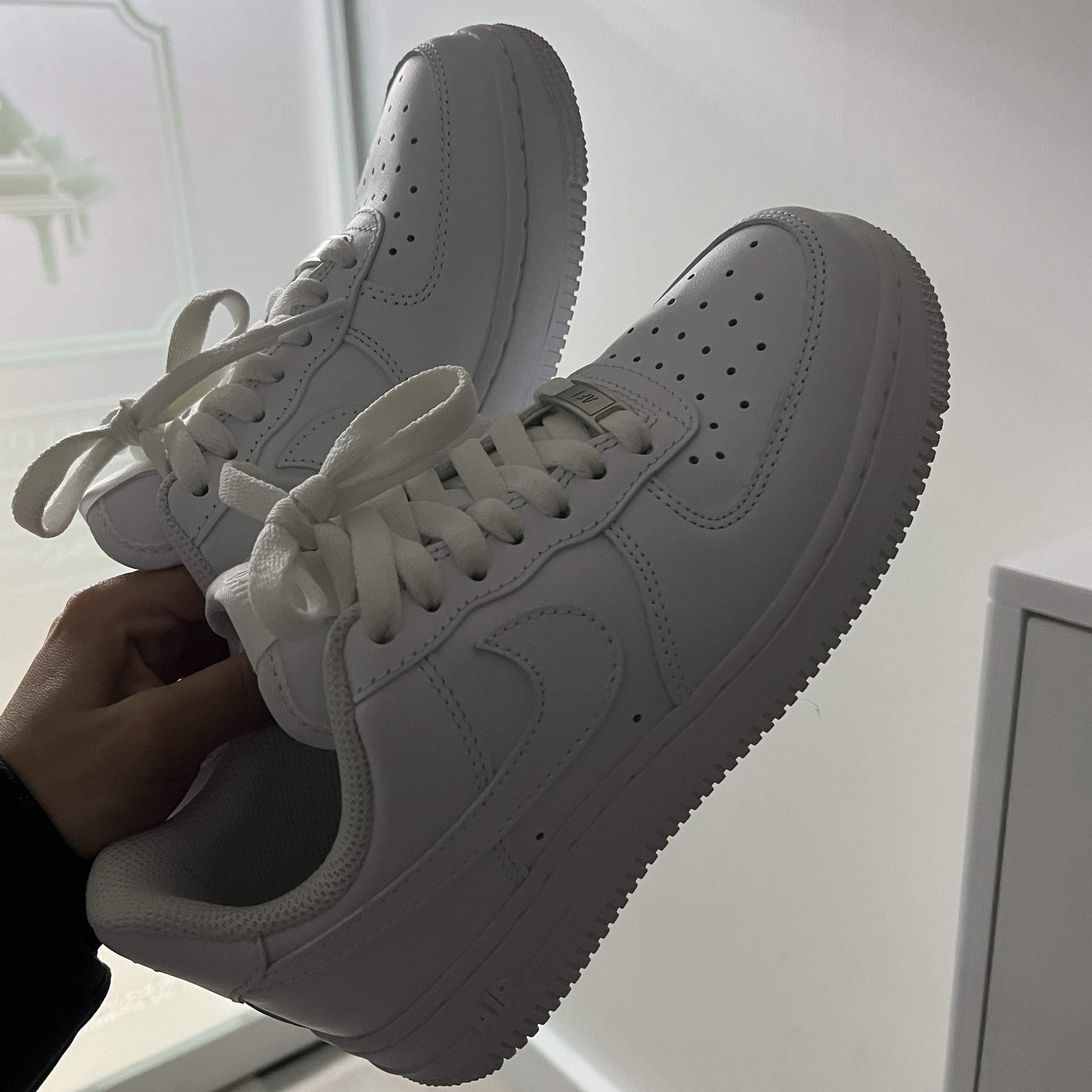 (W) Nike Air Force 1 '07 Low White 착용 스타일
