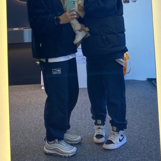 Nike x Stussy NRG RA Washed Fleece Pants Black (DN4030-010), Nike x Stussy NRG Washed Fleece Pants Black (DO5296-010) 착용 스타일 - 4