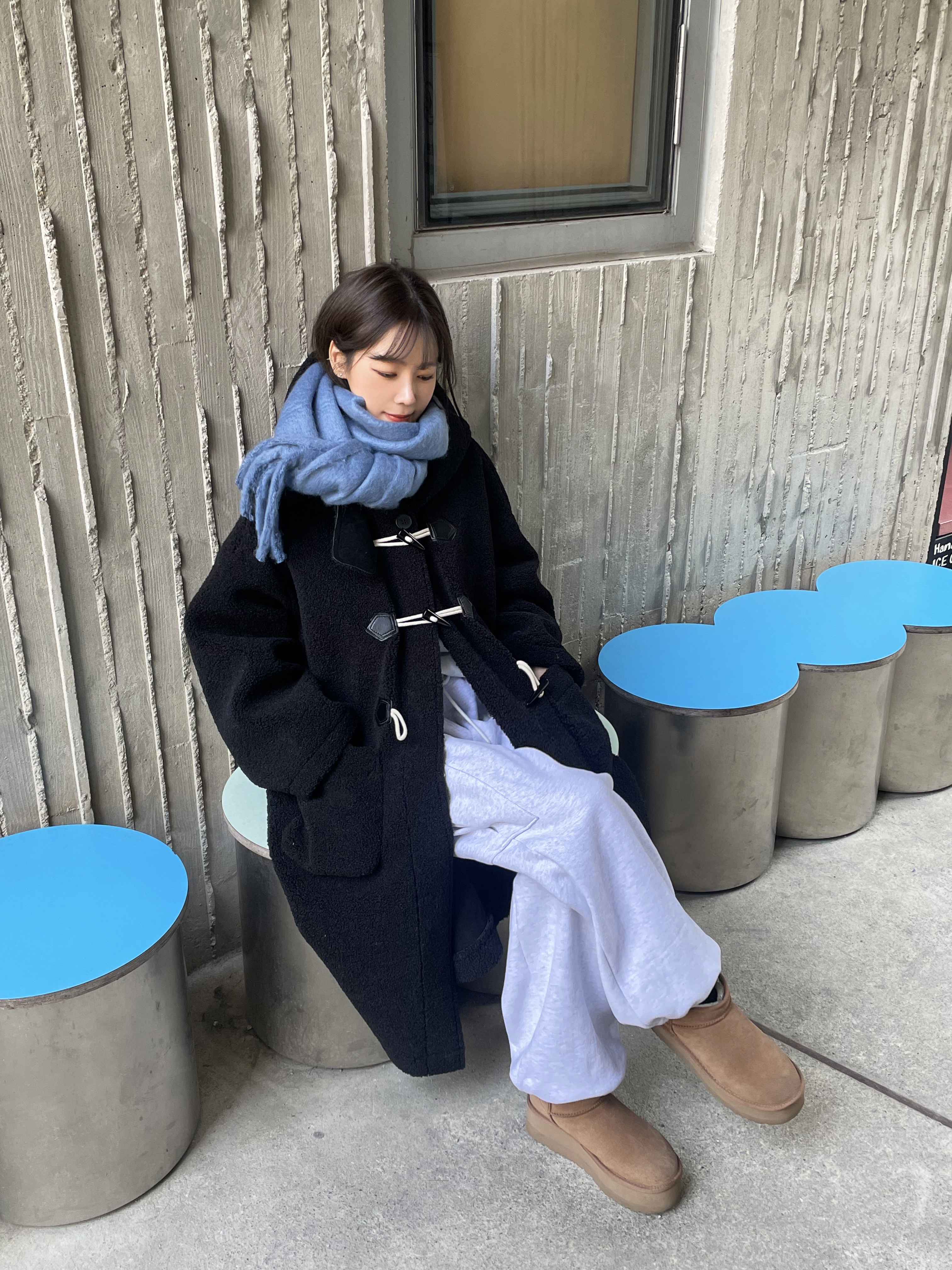 (W) UGG Classic Ultra Mini Platform Boots Chestnut 착용 스타일