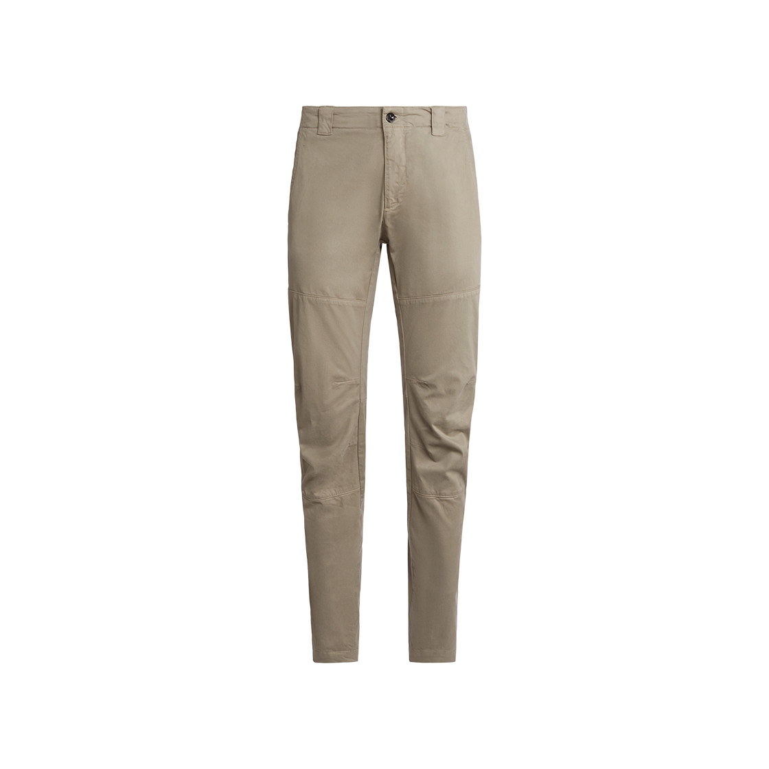 C.P. Company Stretch Sateen Pants Silver Sage Brown - 23FW 상세 이미지 1