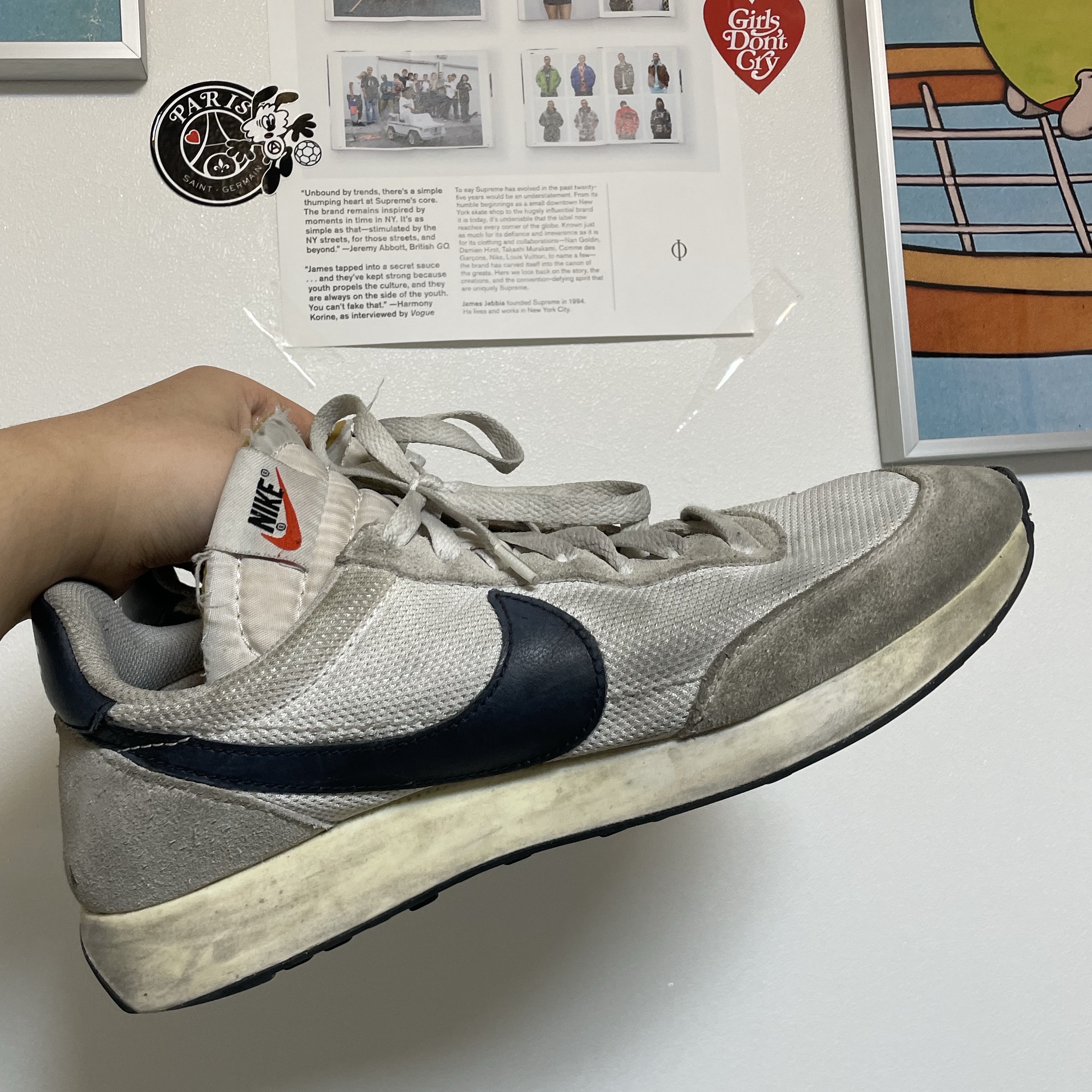 Nike Air Tailwind 79 White Phantom Black 착용 스타일