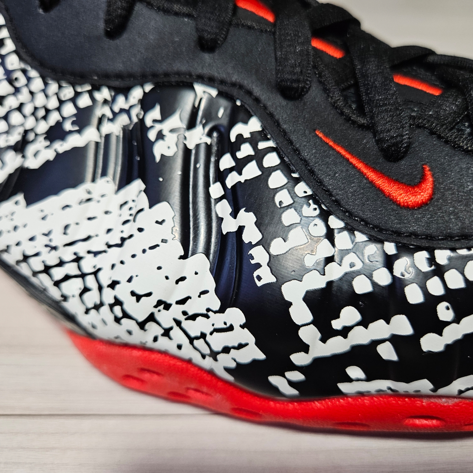 Nike Air Foamposite One Albino Snakeskin 착용 스타일 - 2