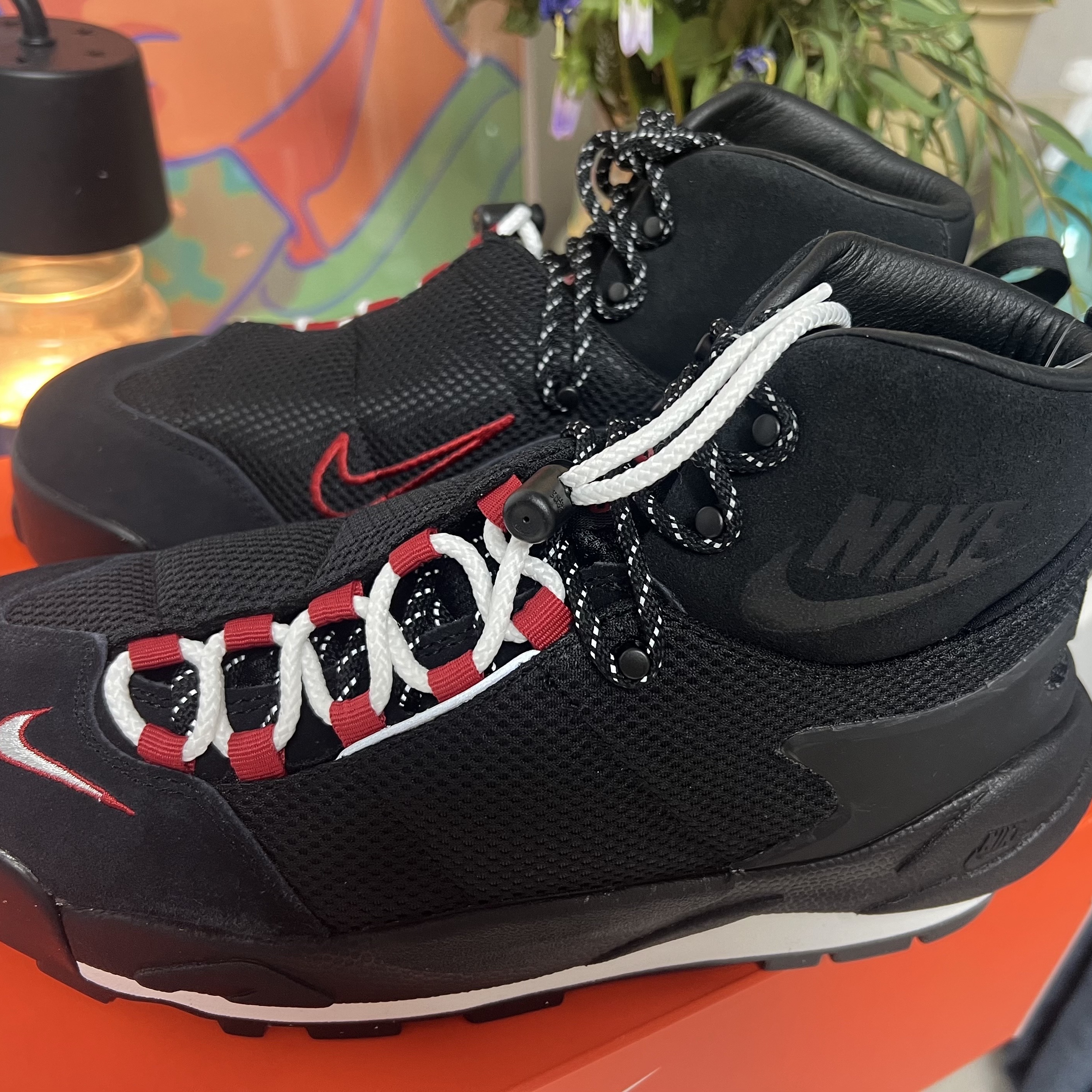 Nike x Sacai Magmascape SP Black 착용 스타일 - 1