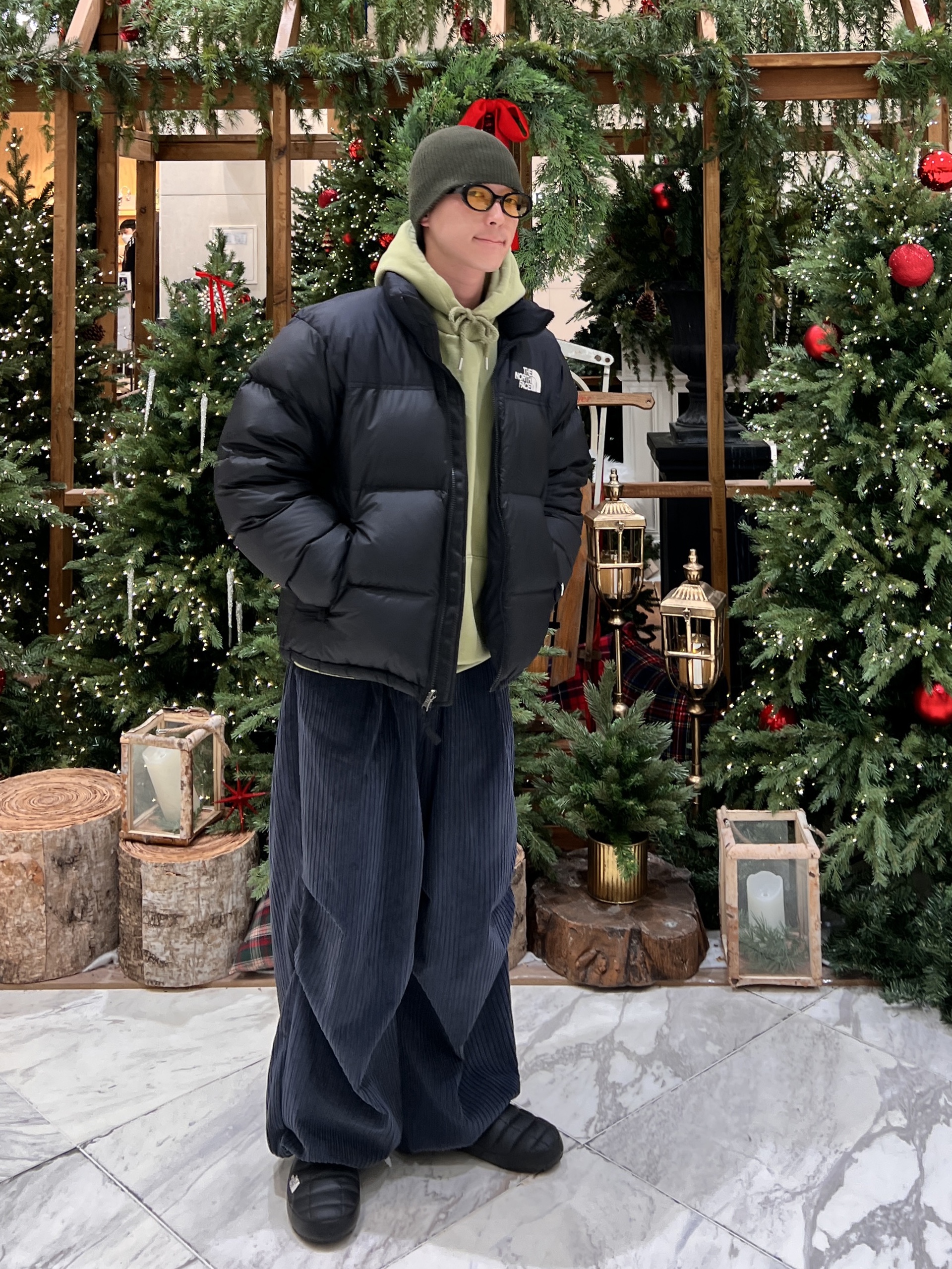 The North Face 1996 Retro Nuptse Jacket Black, The North Face 1996 Retro Nuptse Down Jacket TNF Black 착용 스타일 - 3