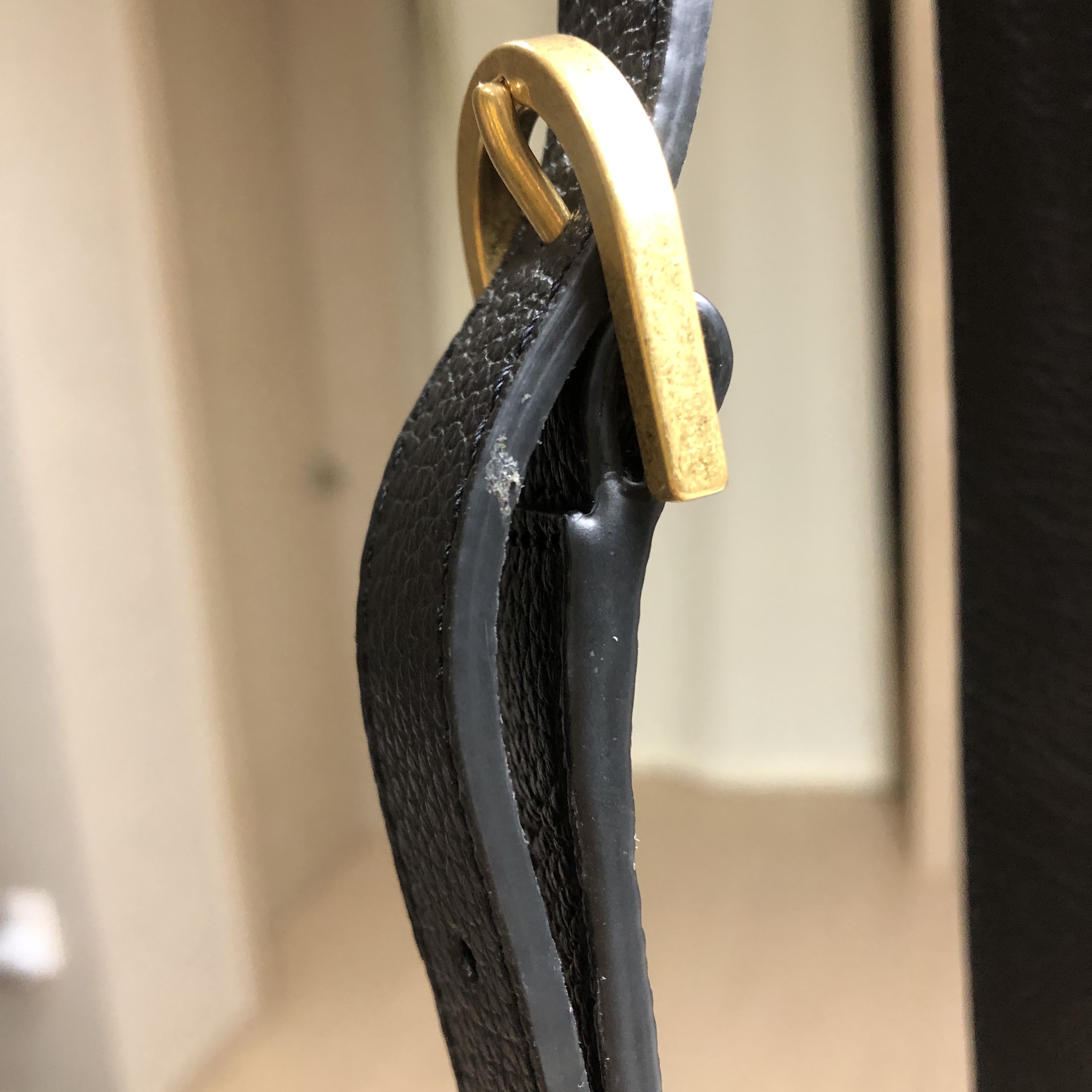 Chloe Marcie Small Saddle Bag Black 착용 스타일 - 3