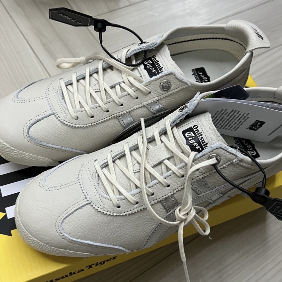 Onitsuka Tiger Mexico 66 SD Birch Silver 착용 스타일 - 1