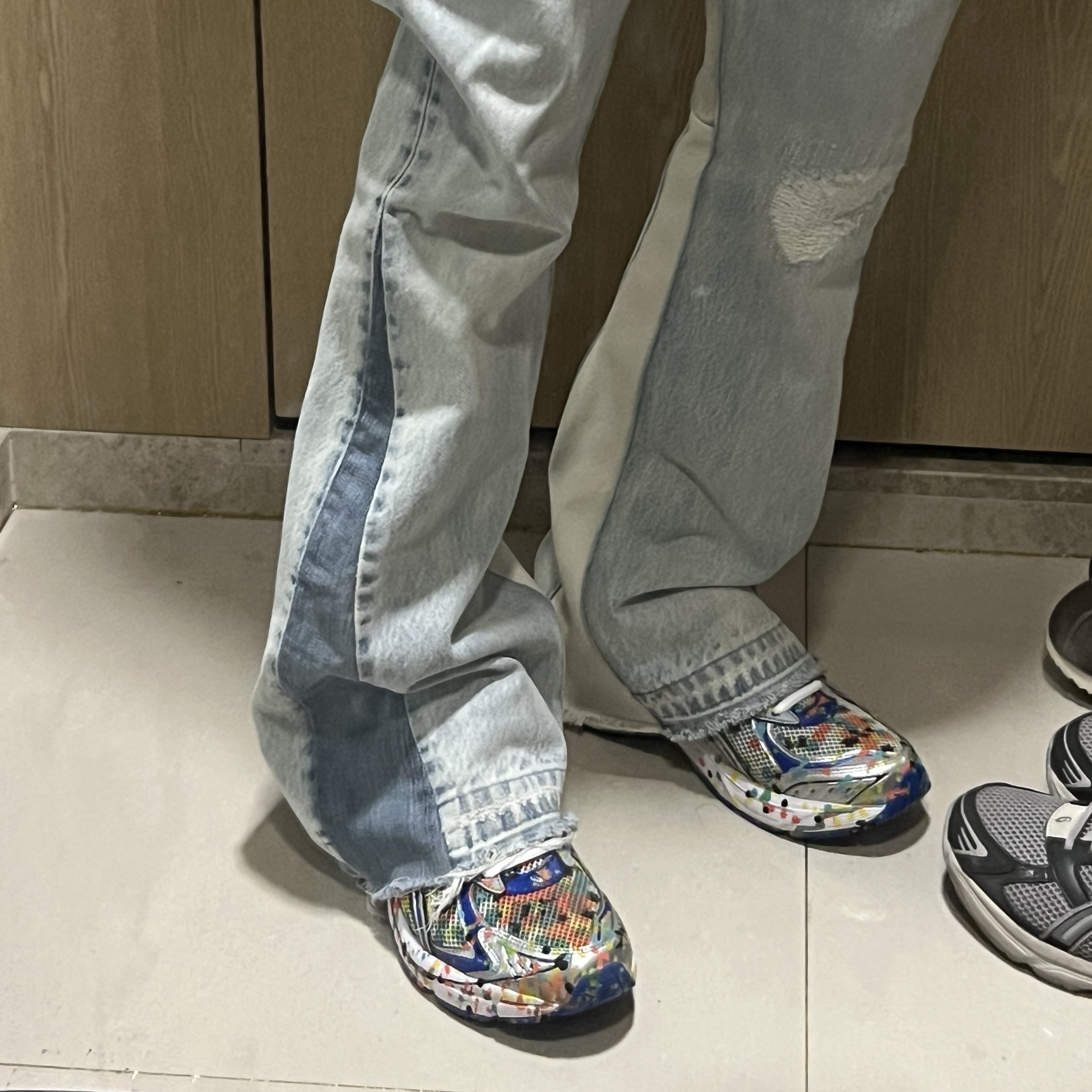 Asics x Gallery Dept. GT-2160 White Pure Silver 착용 스타일 - 3
