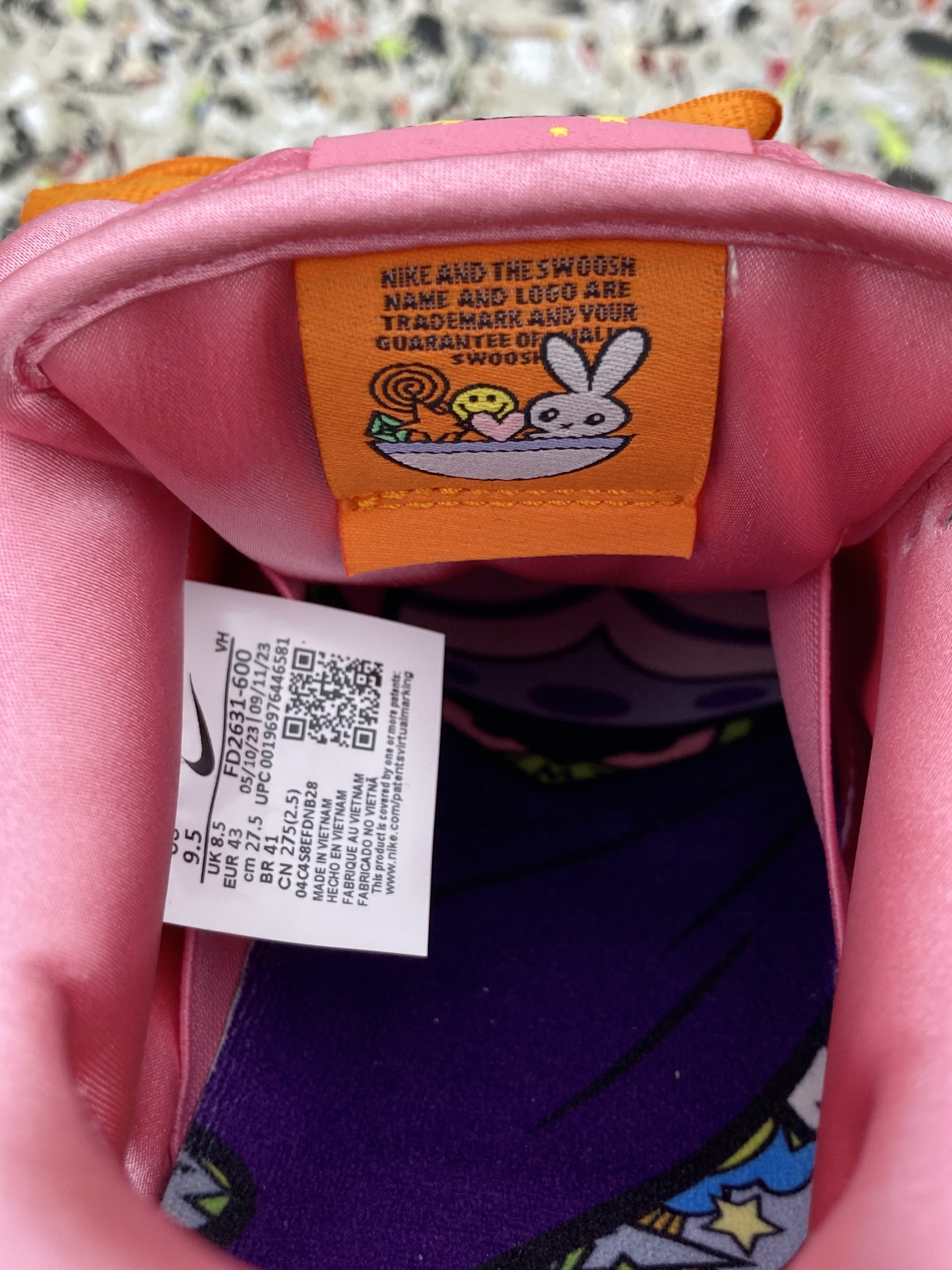Nike x The Powerpuff Girls SB Dunk Low Pro QS Blossom 착용 스타일 - 3