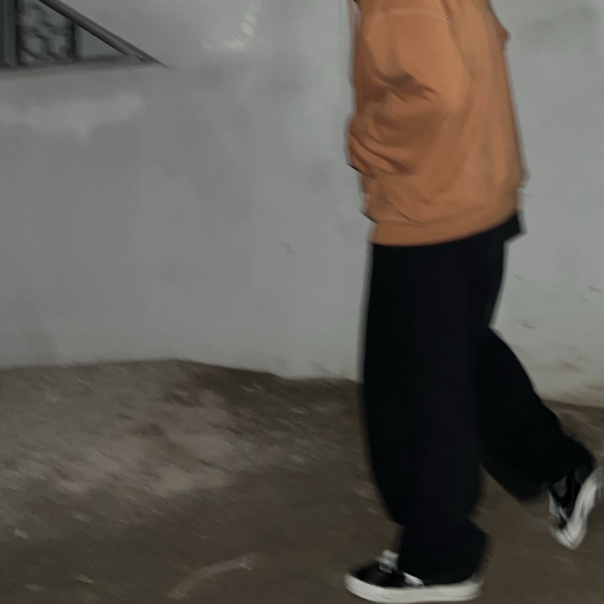 Converse One Star Ox Leather Black, Stussy Double Face Label Zip Hoodie Ochre 착용 스타일 - 2