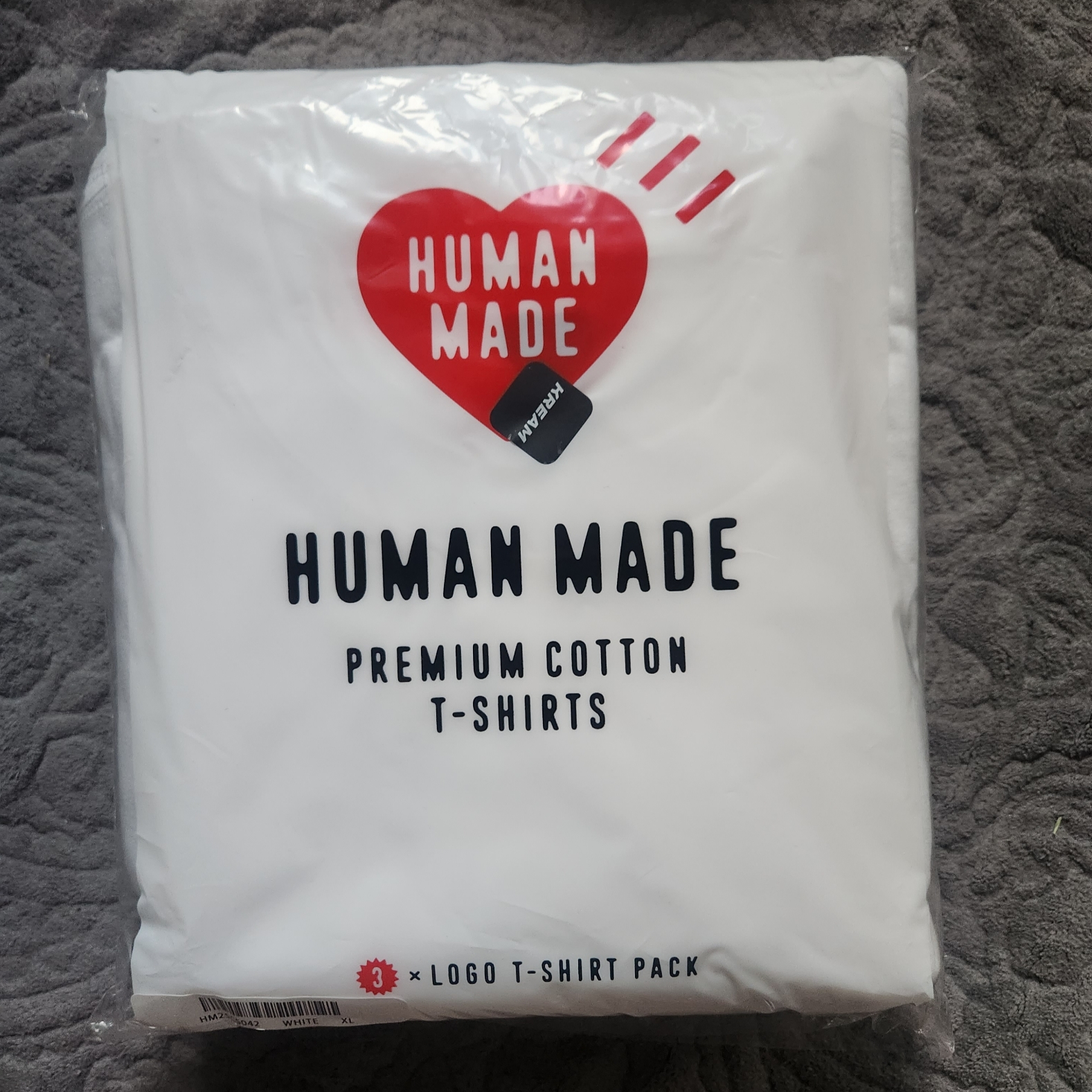 Human Made T-Shirts White (3 Pack) 착용 스타일 - 1
