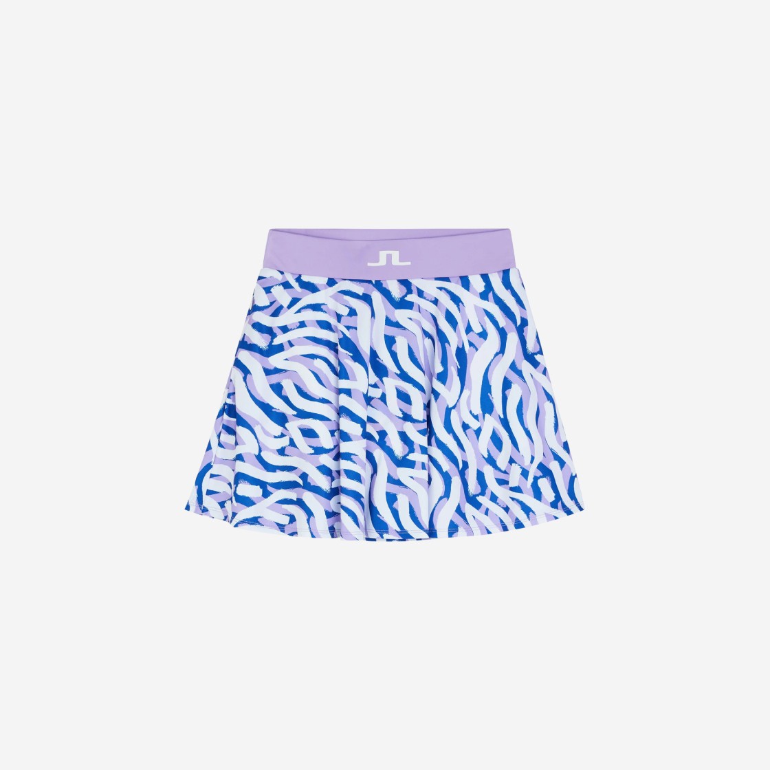 (W) J.Lindeberg Joline Print Skirt Purple Painted Zebra 상세 이미지 1