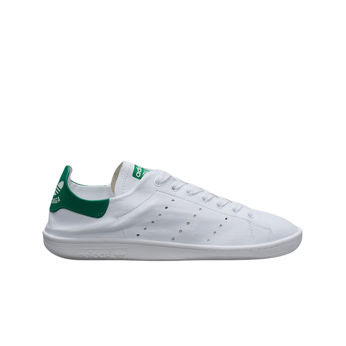 ID7567/721836WBDV39030 (W) Balenciaga x Adidas Stan Smith Core White Green