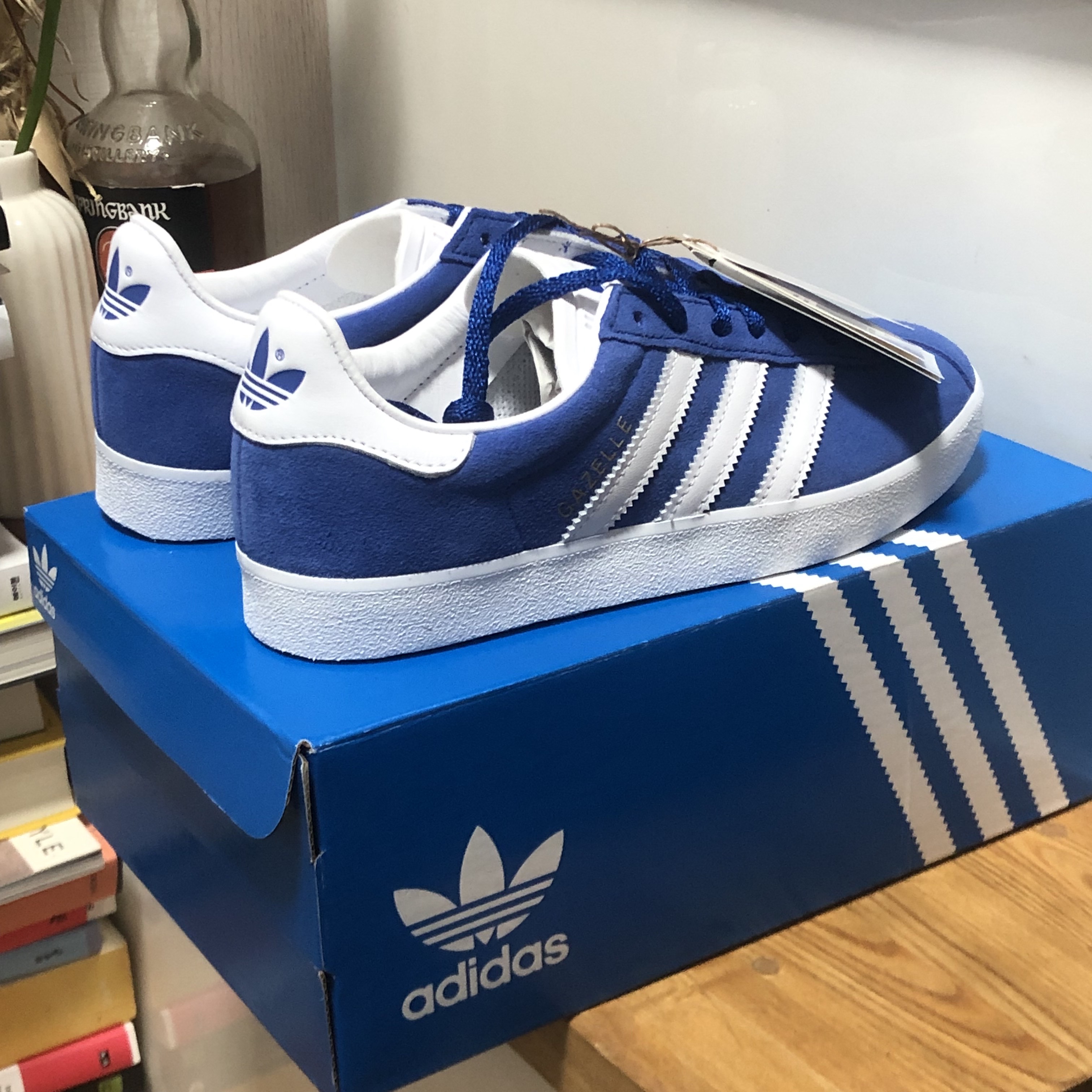 Adidas Gazelle 85 Royal Blue 착용 스타일