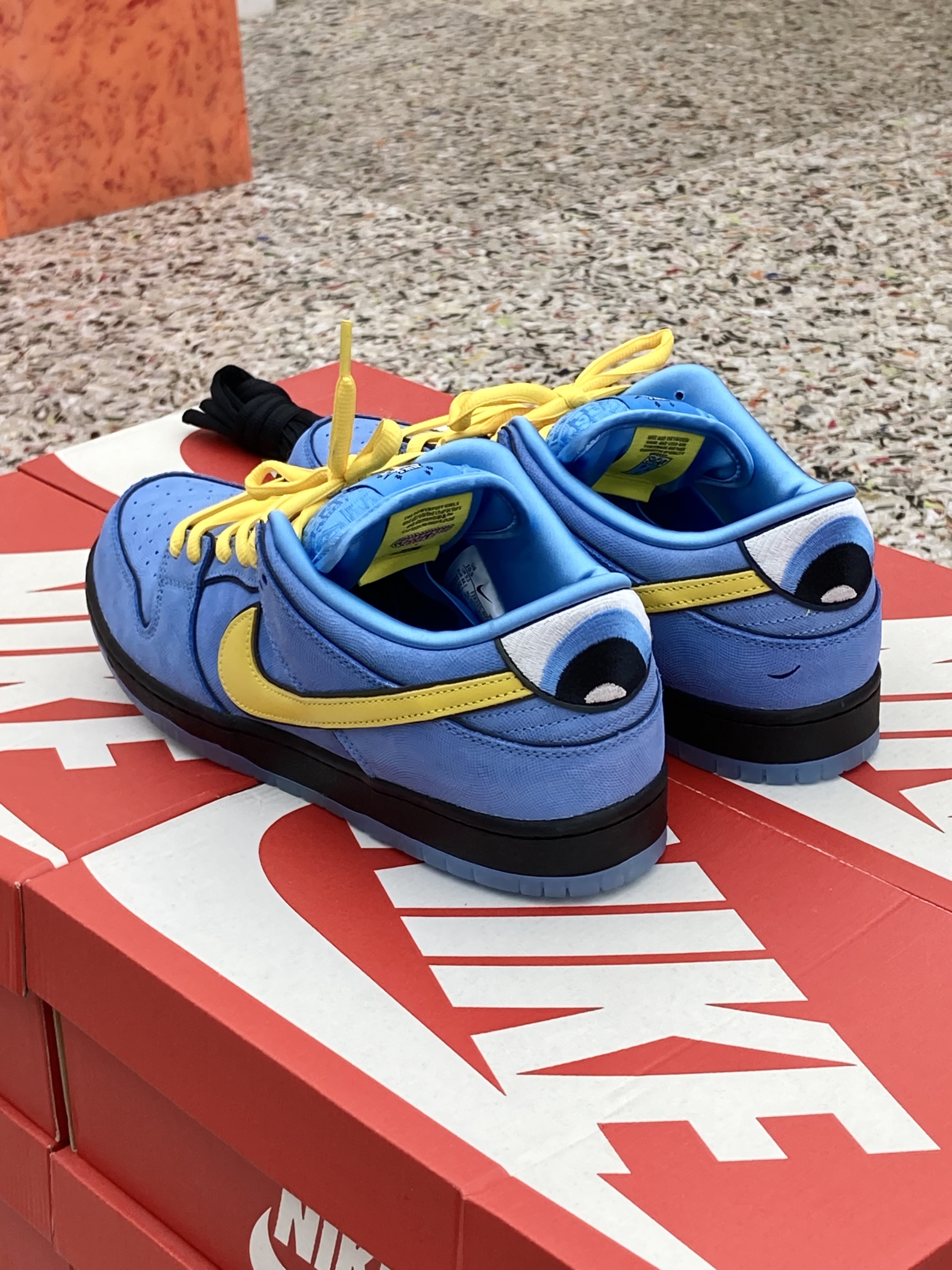 Nike x The Powerpuff Girls SB Dunk Low Pro QS Bubbles 착용 스타일 - 1