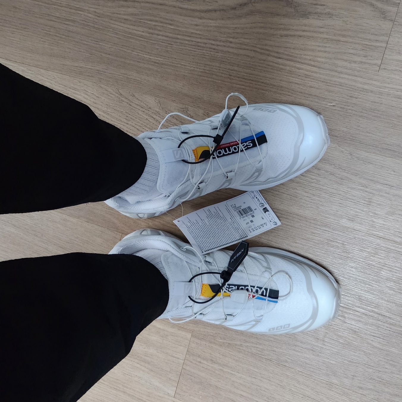 Salomon XT-6 ADV White 착용 스타일 - 1