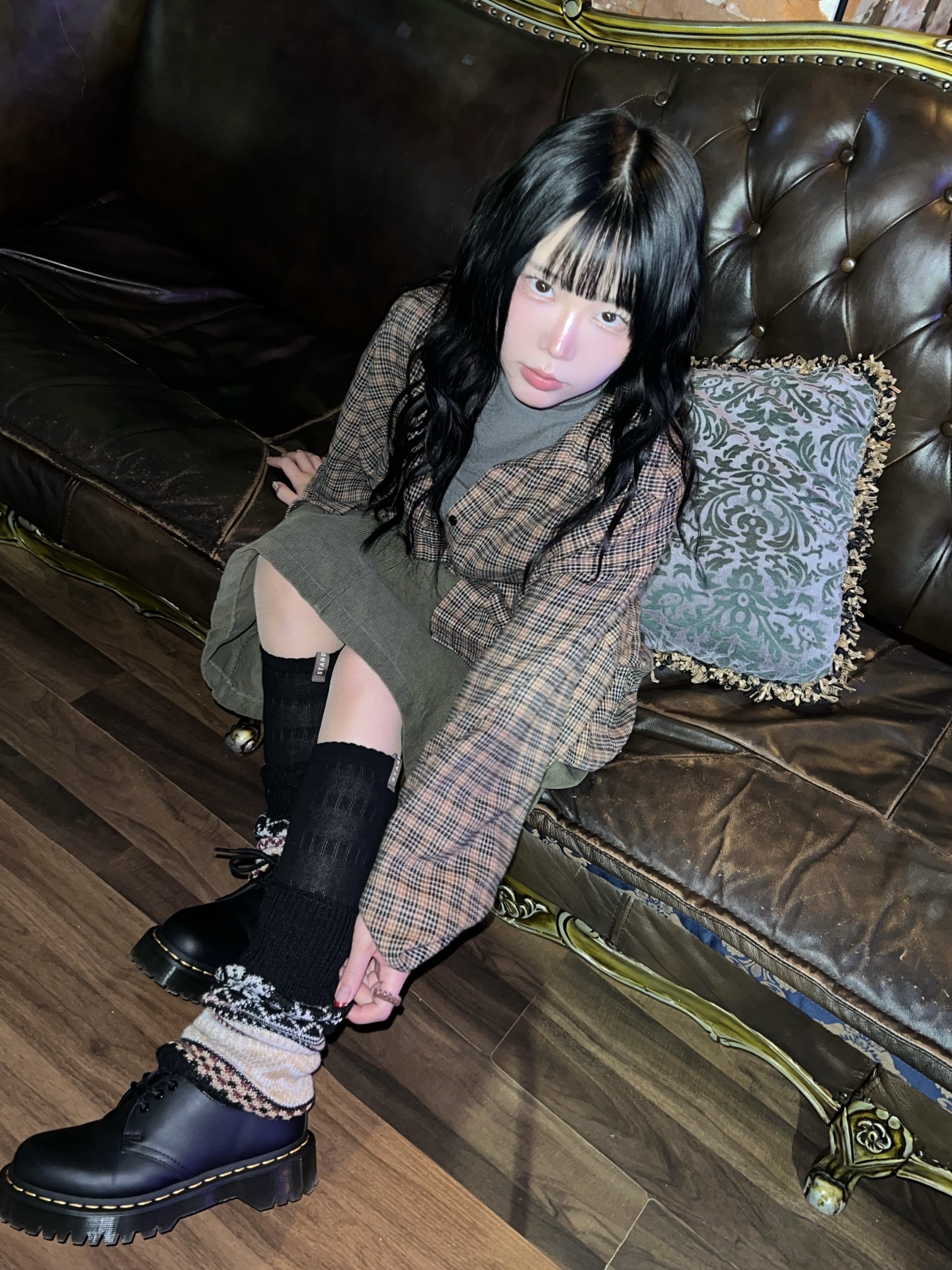 Dr. Martens 1461 Bex Black 착용 스타일 - 2
